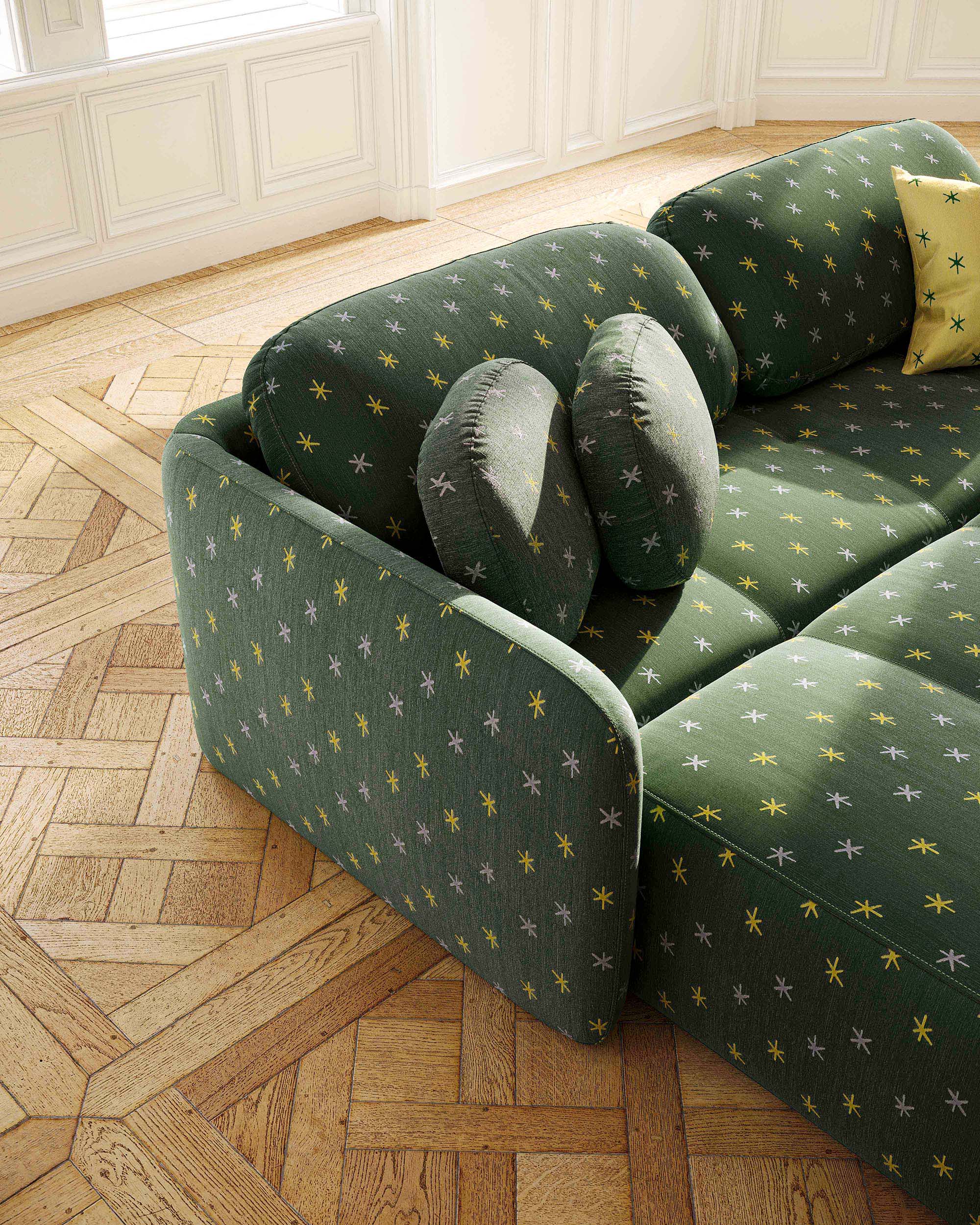 Sofa met slaapfunctie VERTO gestoffeerd