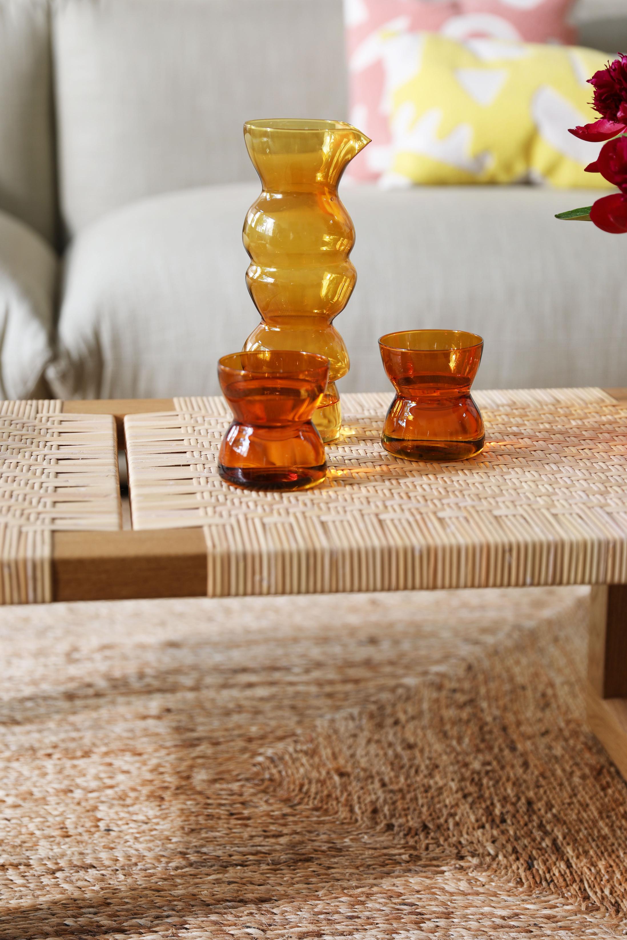 TOTEM glazen set bruin