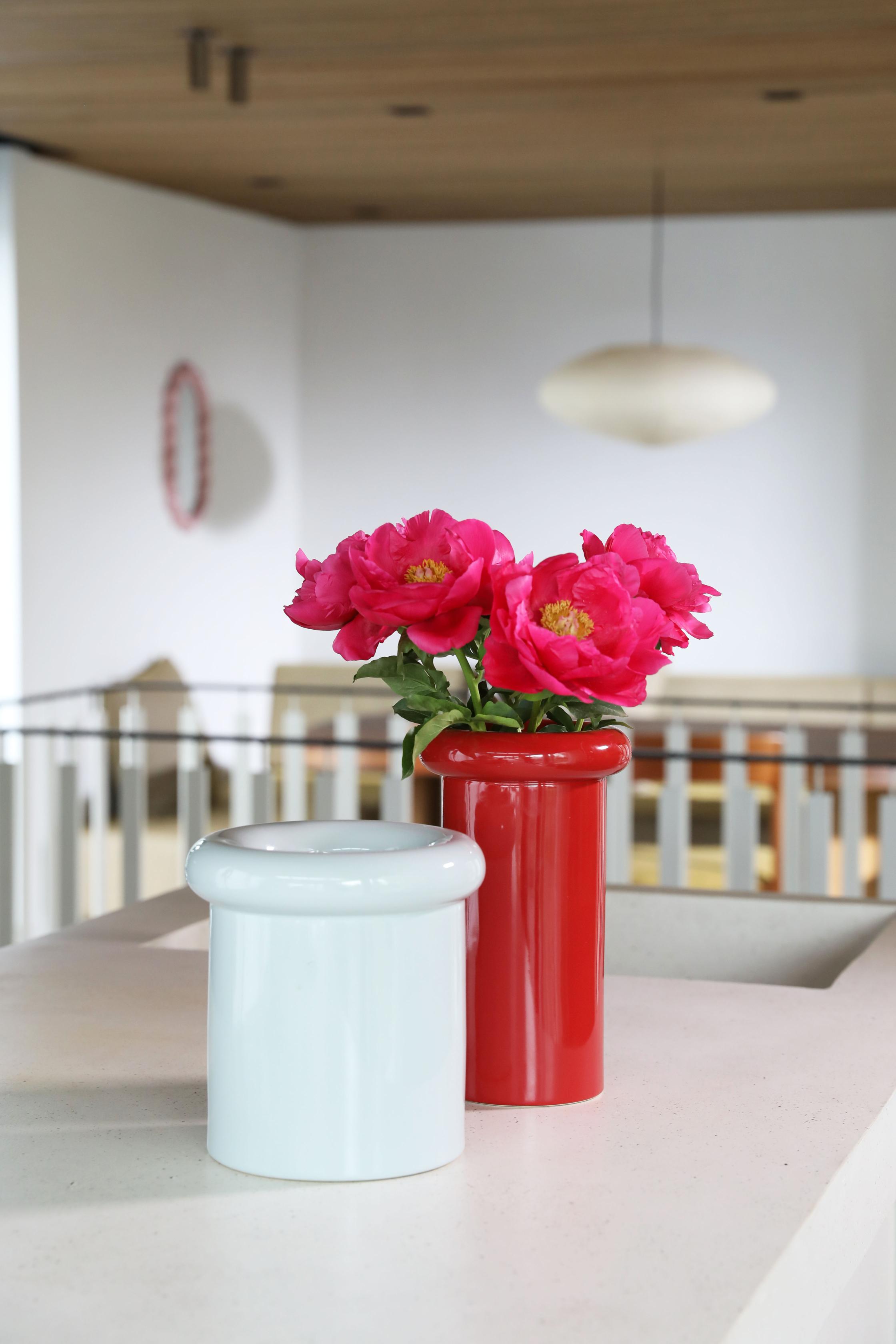 Turban Vase in Burgundy