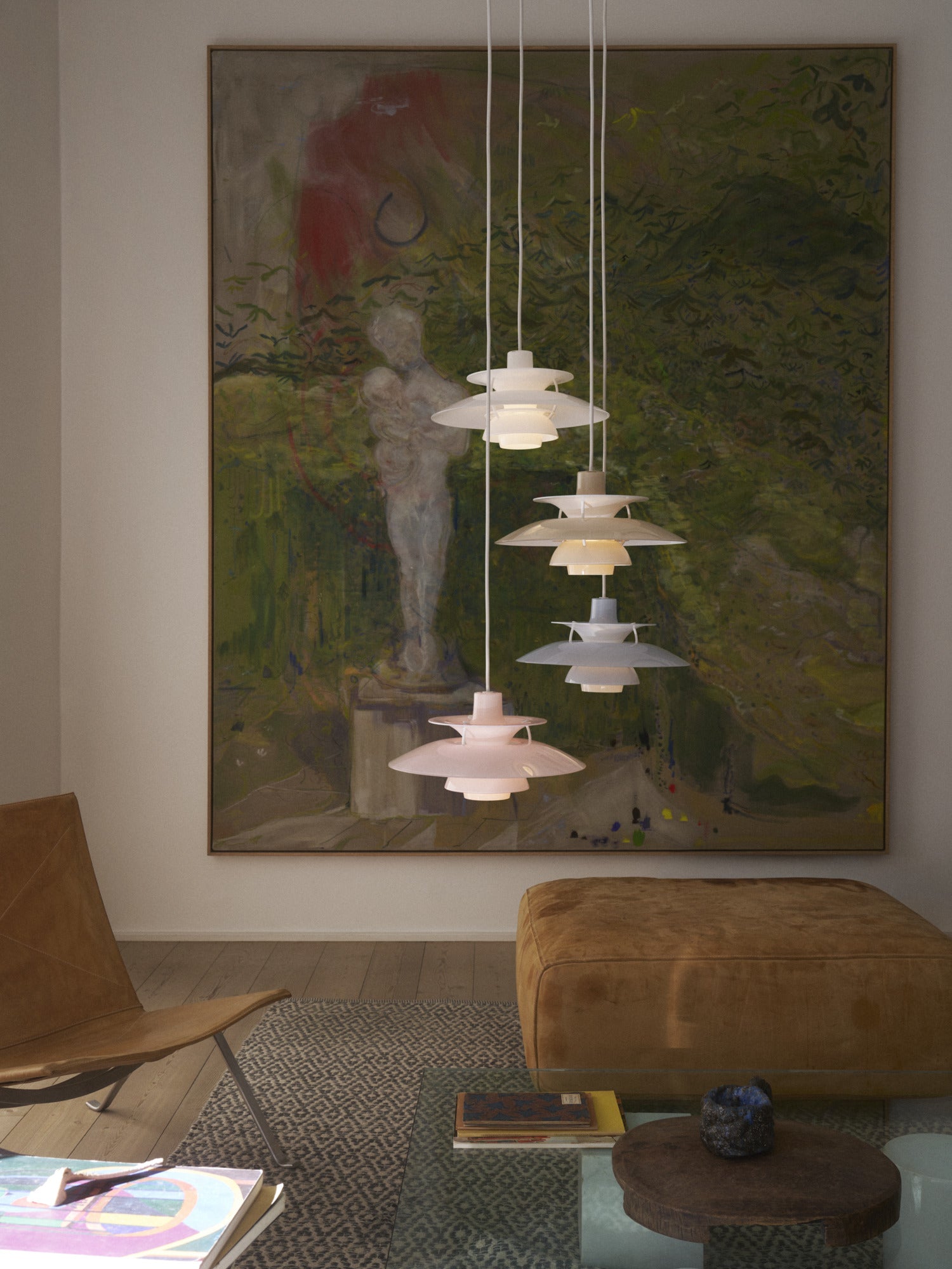 Lampa wisząca PH 5 OPAL jasnoróżowy