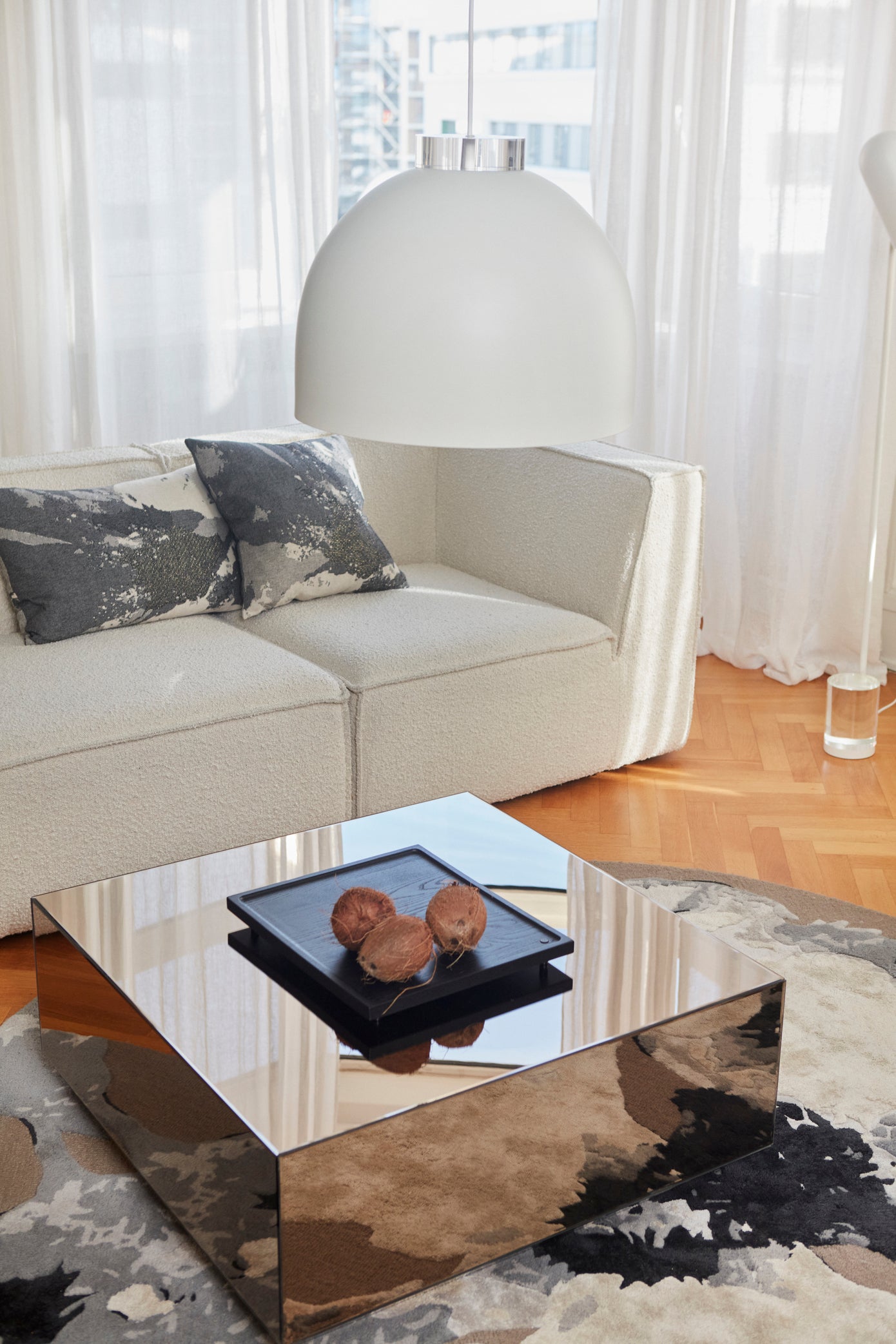Hanglamp LUCEO ROND wit