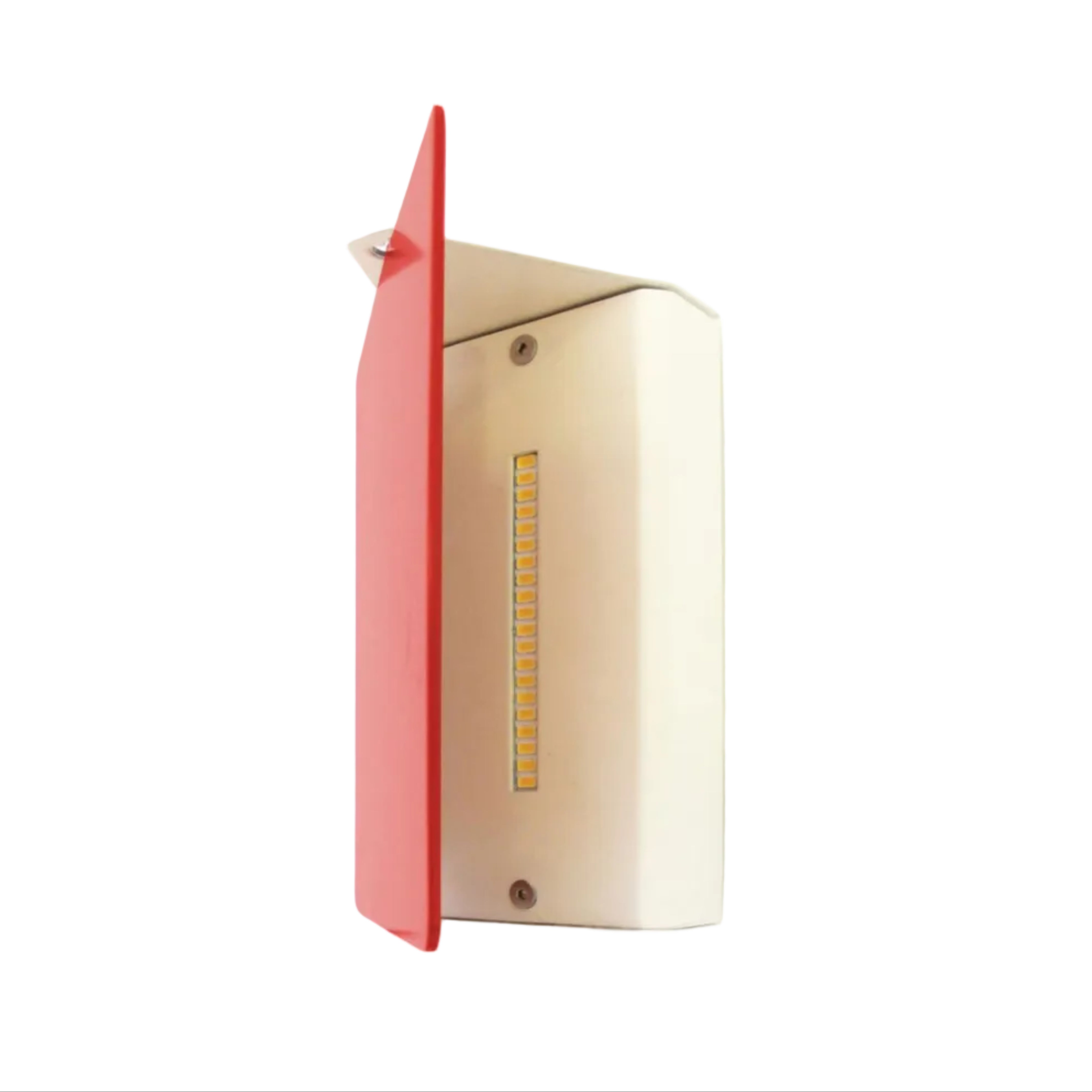 Red Pivoting Shutter Wall Lamp