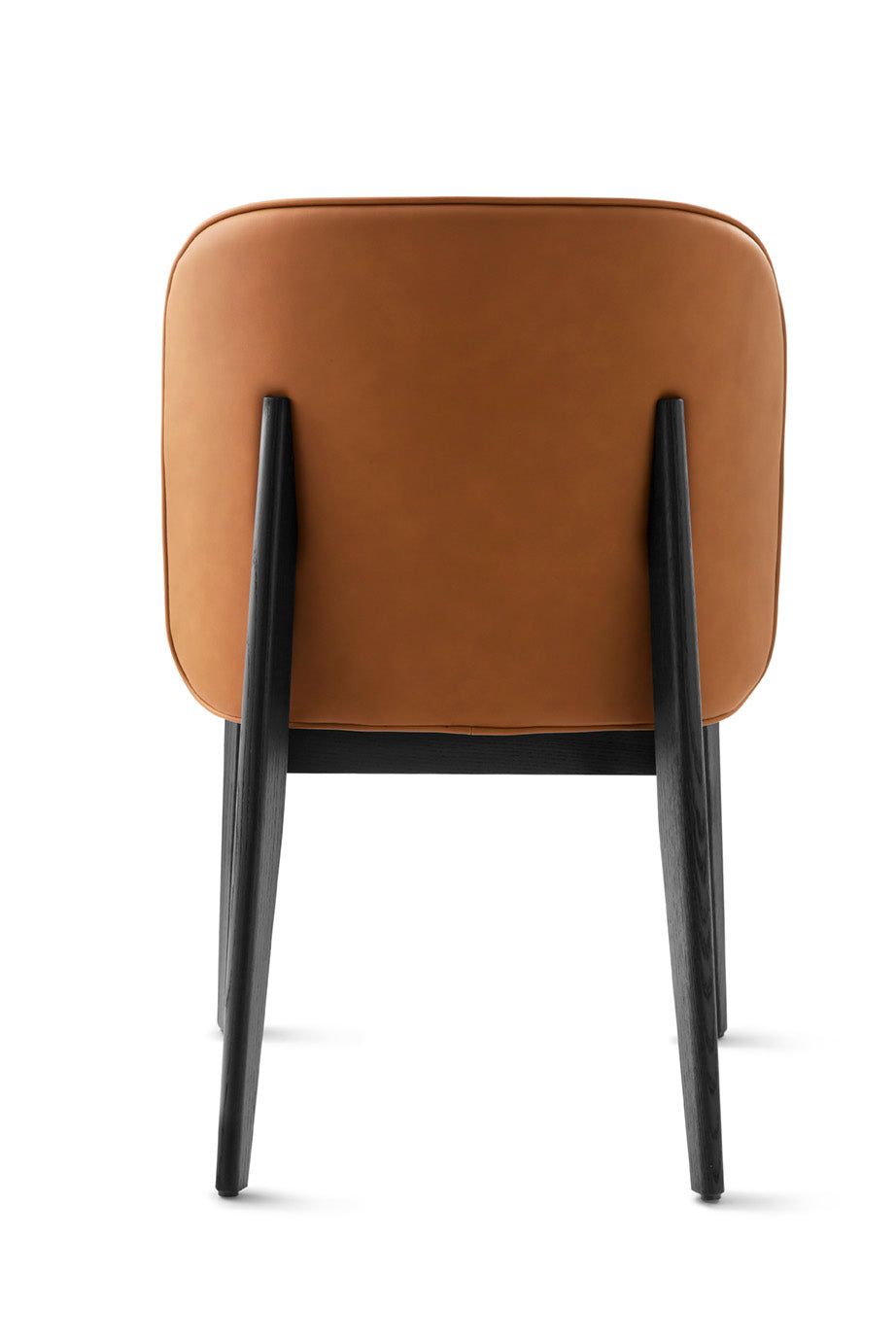 ABREY upholstered chair with black wooden base