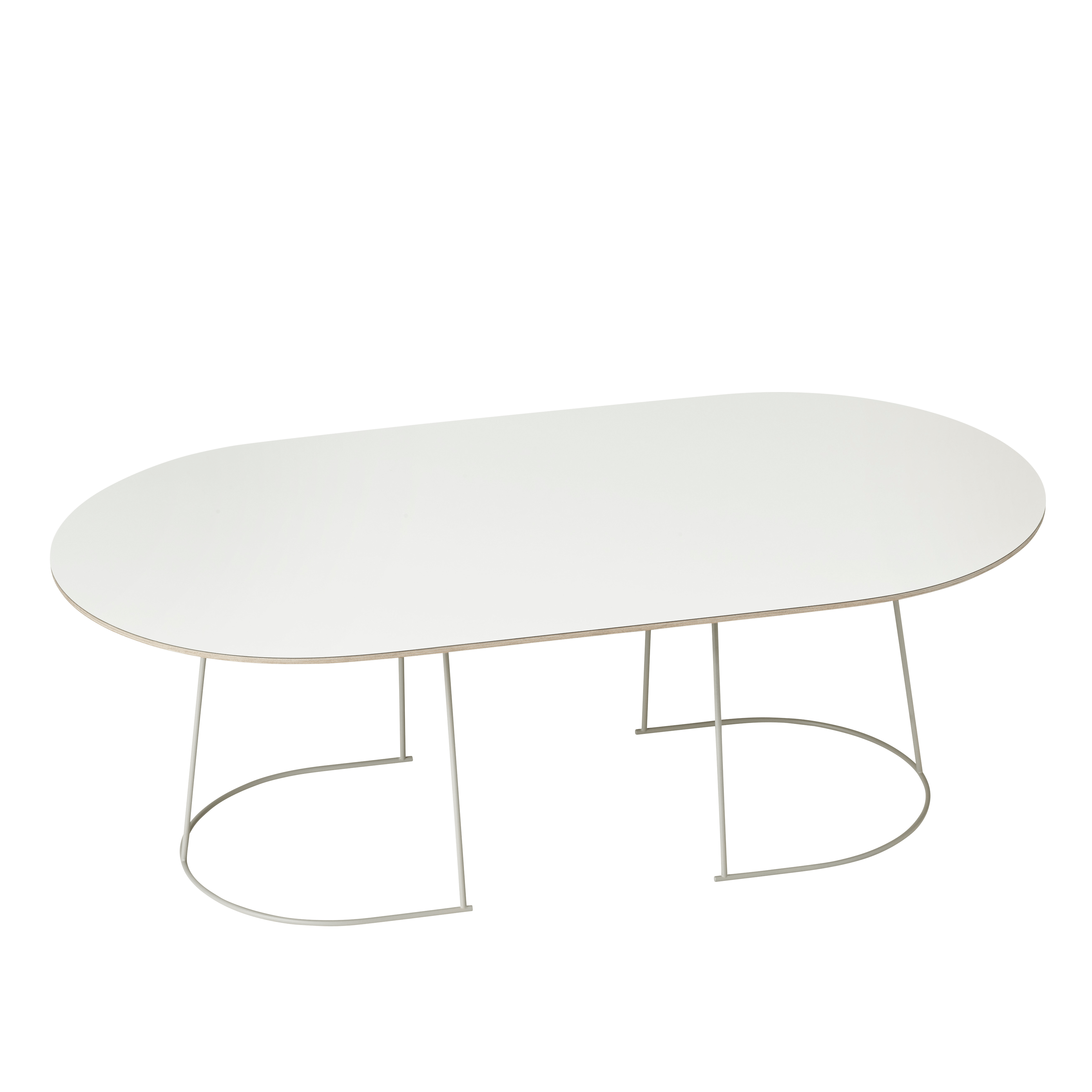 Lounge tafel AIRY nanolaminaat met gebroken witte basis