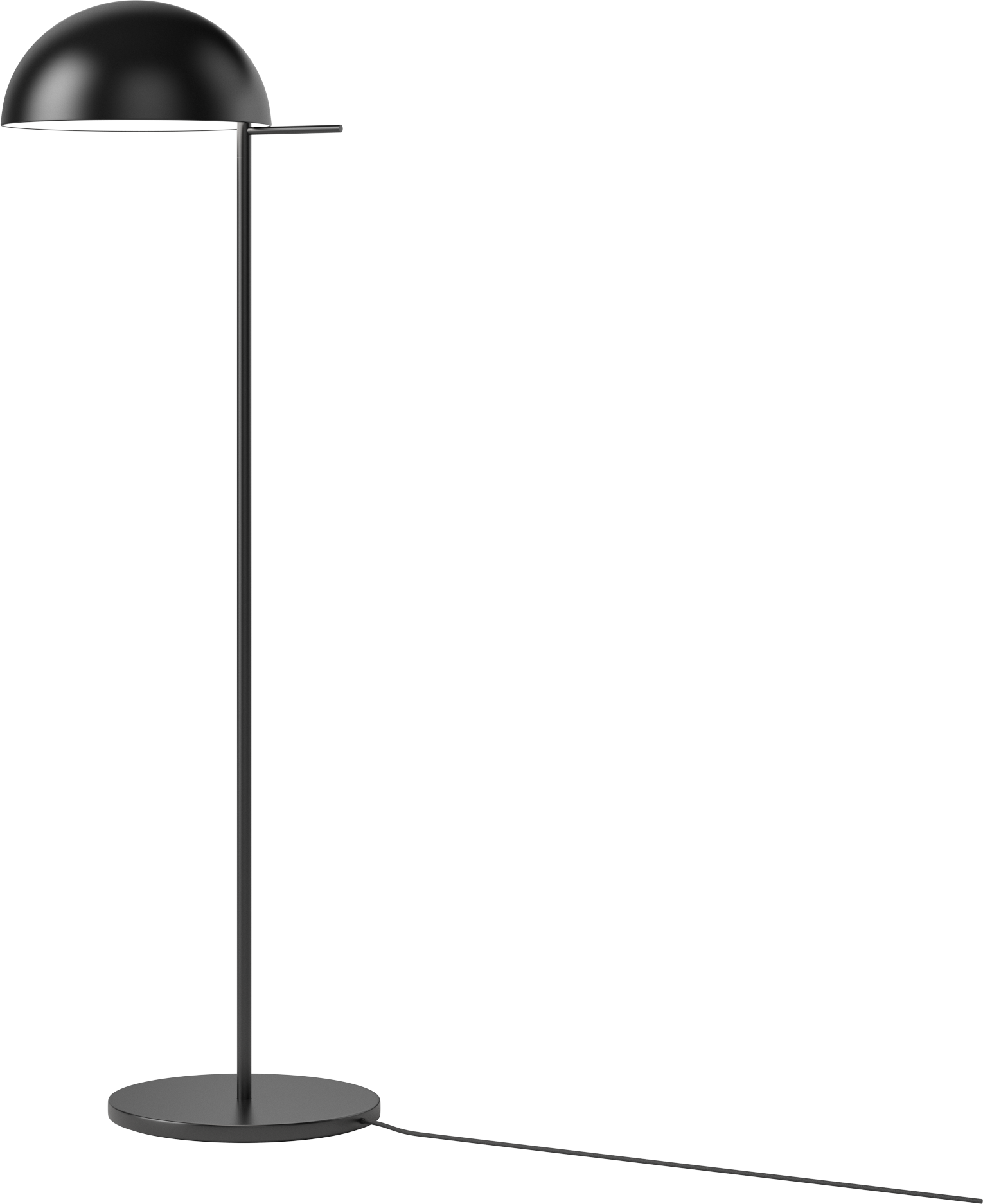 Aluna black floor lamp
