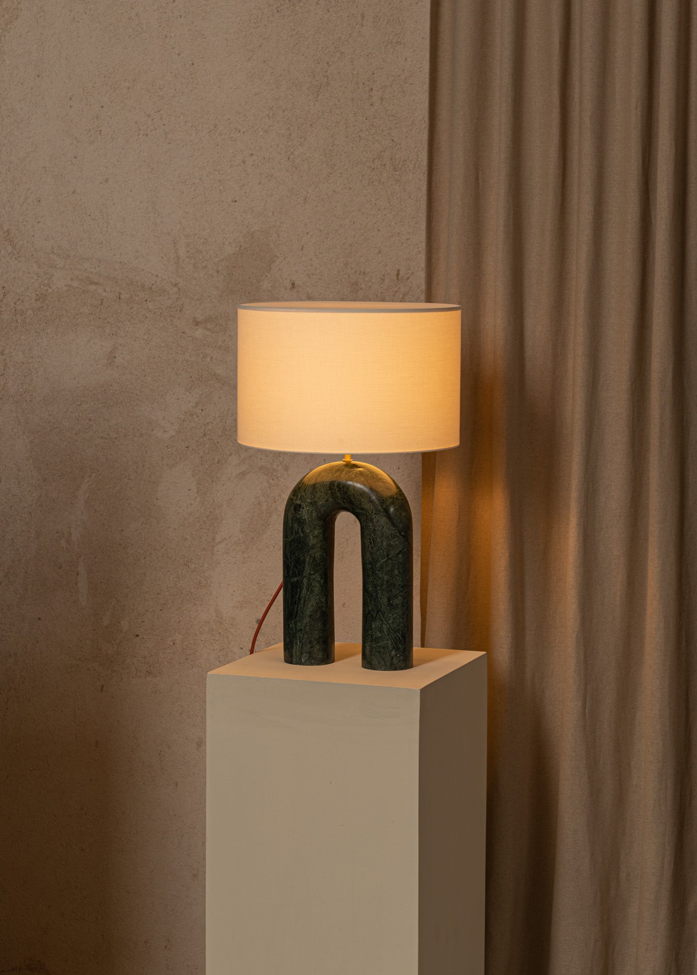 ARKO Table Lamp Green Marble