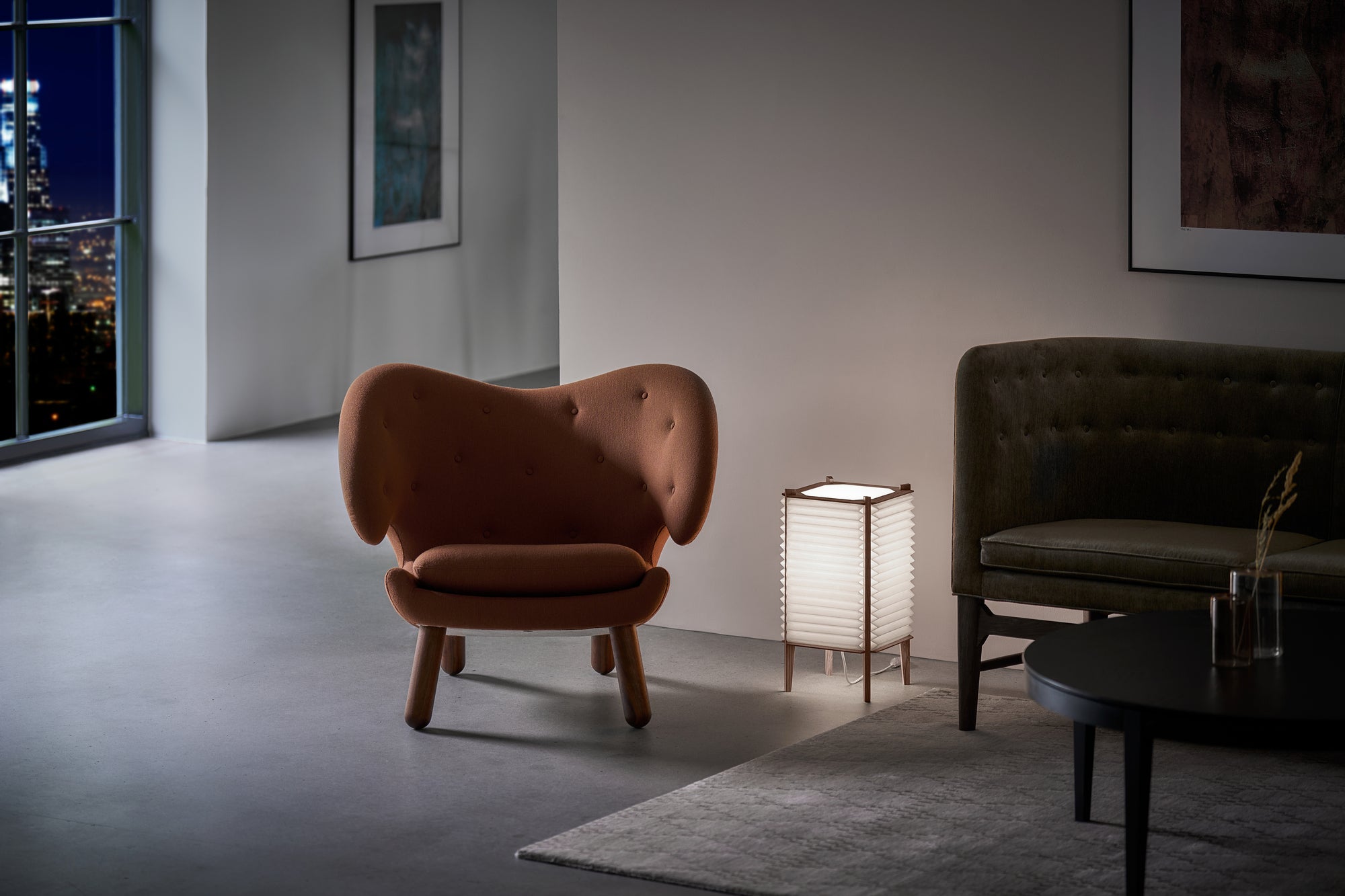 Tafellamp MODEL 303 BIJENKORF wit