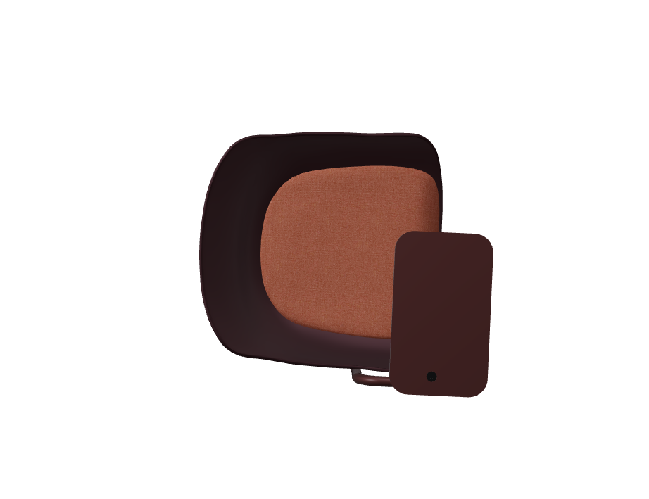 Swivel chair Baltic remix metal base