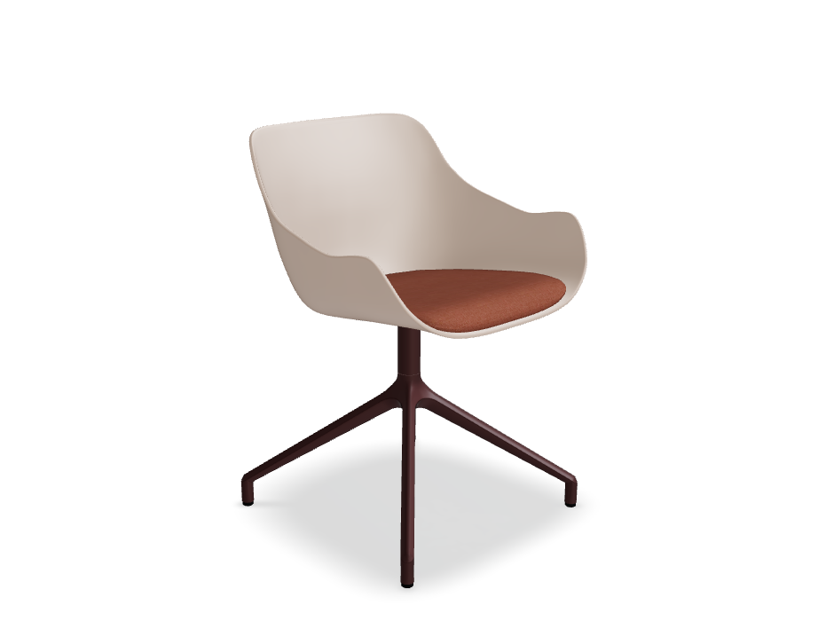 Draaistoel BALTIC REMIX met aluminium basis