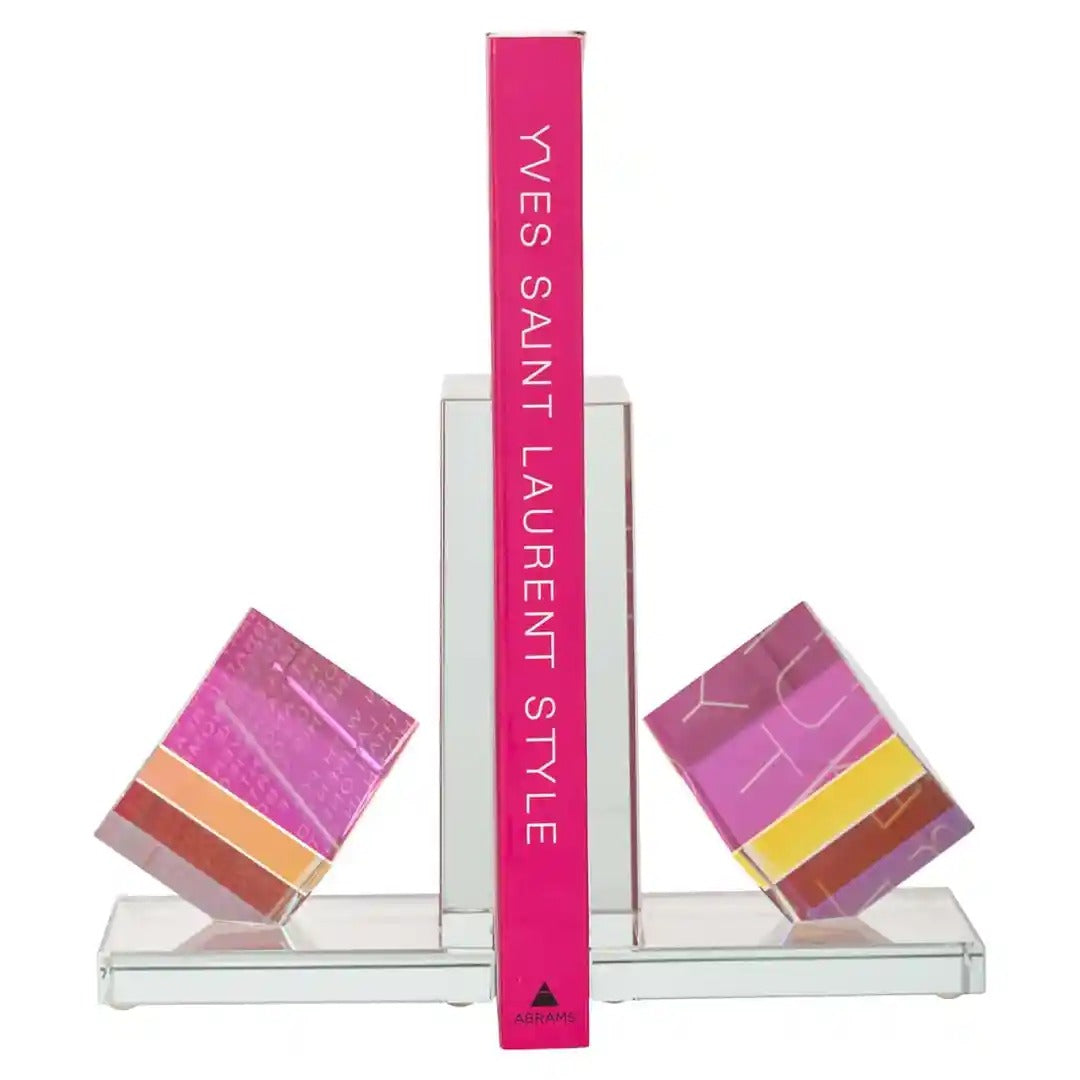 BLOCKS crystal bookend