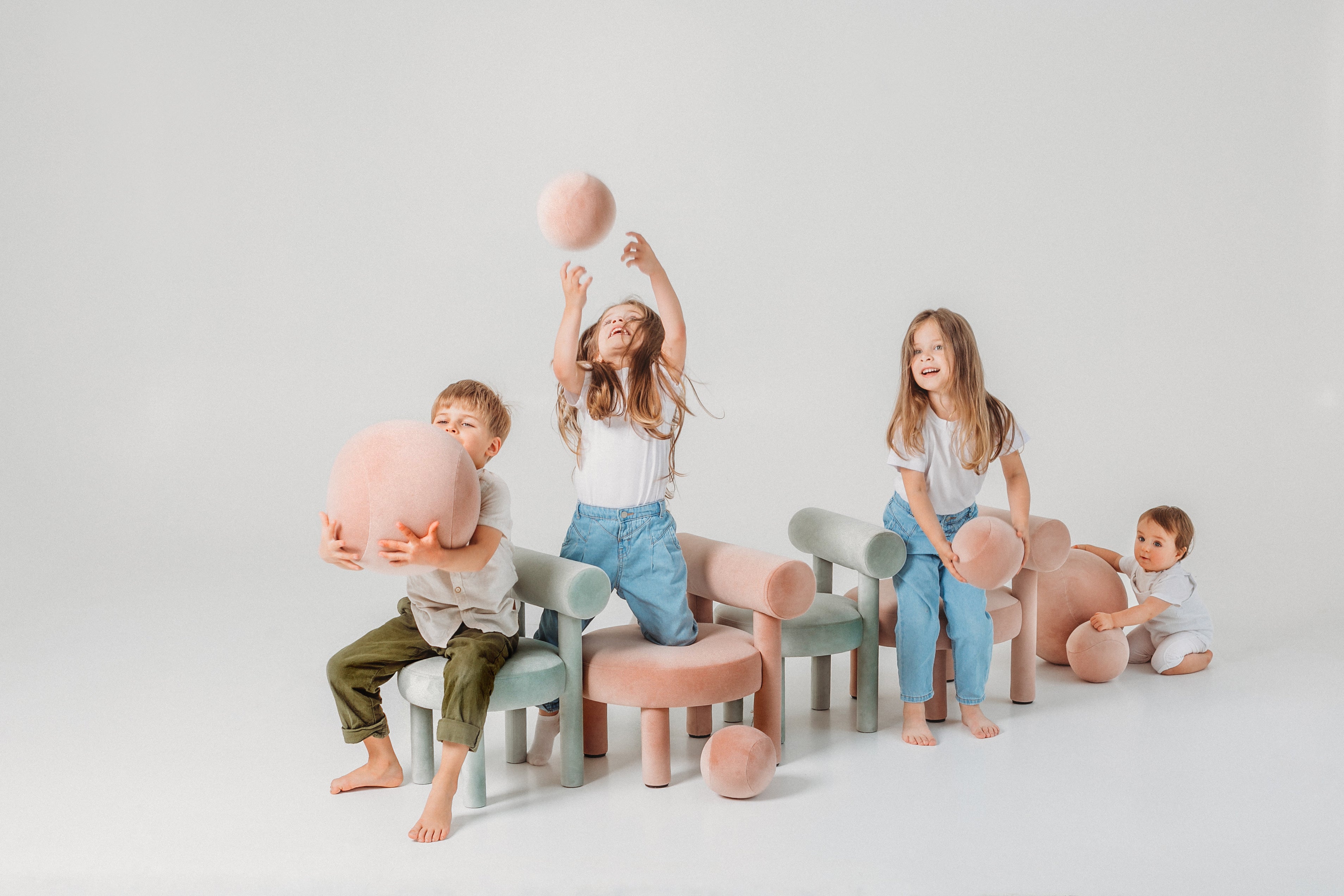 Gevoerd kinderstoel BABY GROPIUS CS1