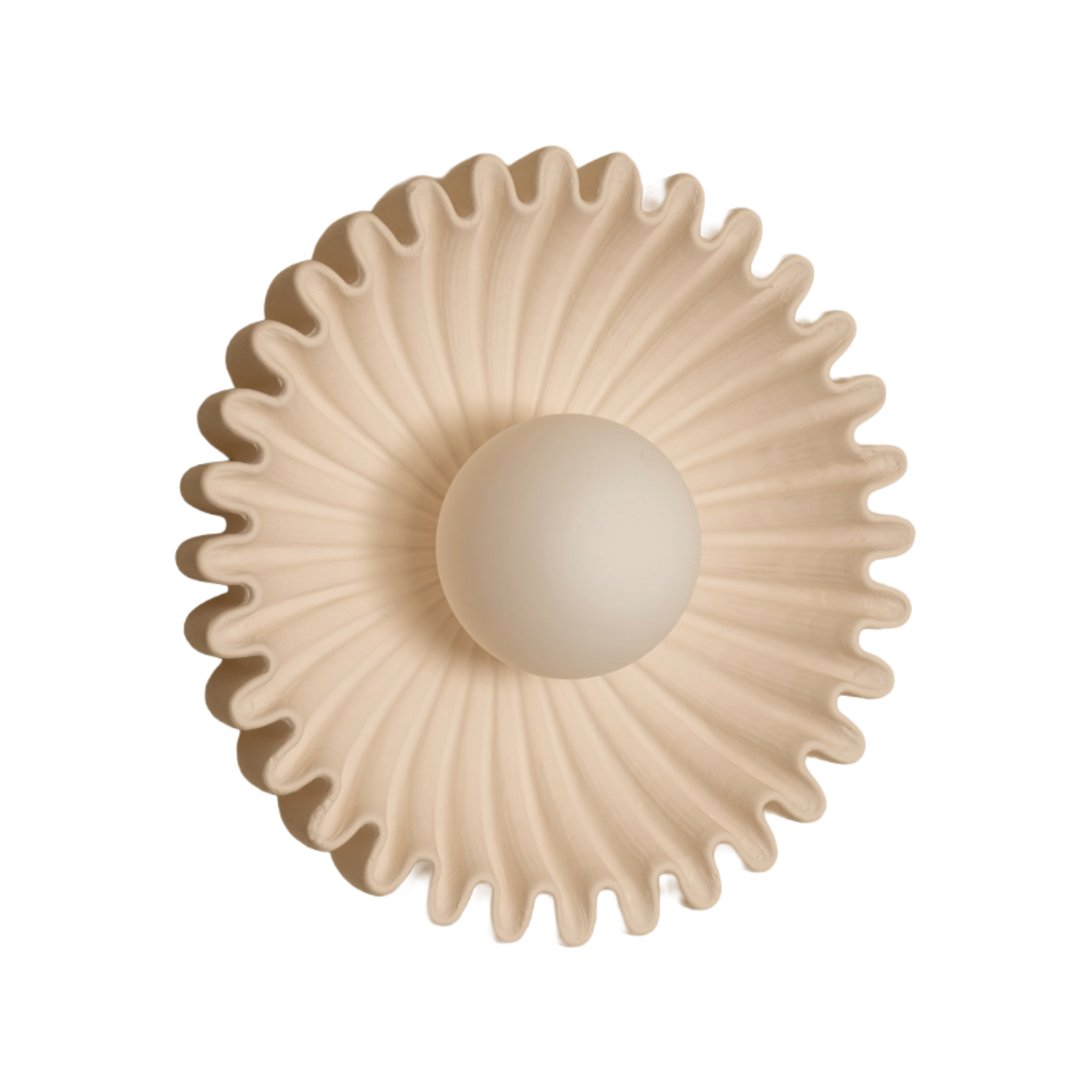 Wandlamp keramisch OSTRO ecru