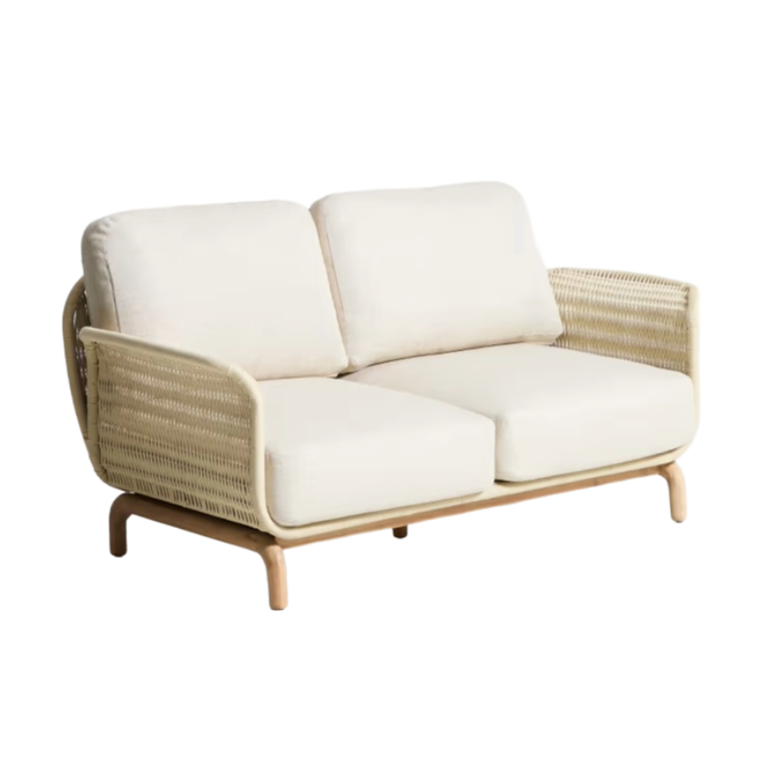 ALIPA Beige 2-Seater Garden Sofa