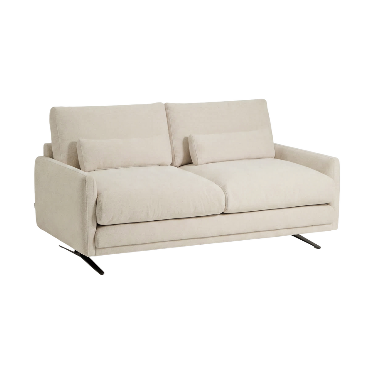 Sofa 2-zits VELIRO beige chenille