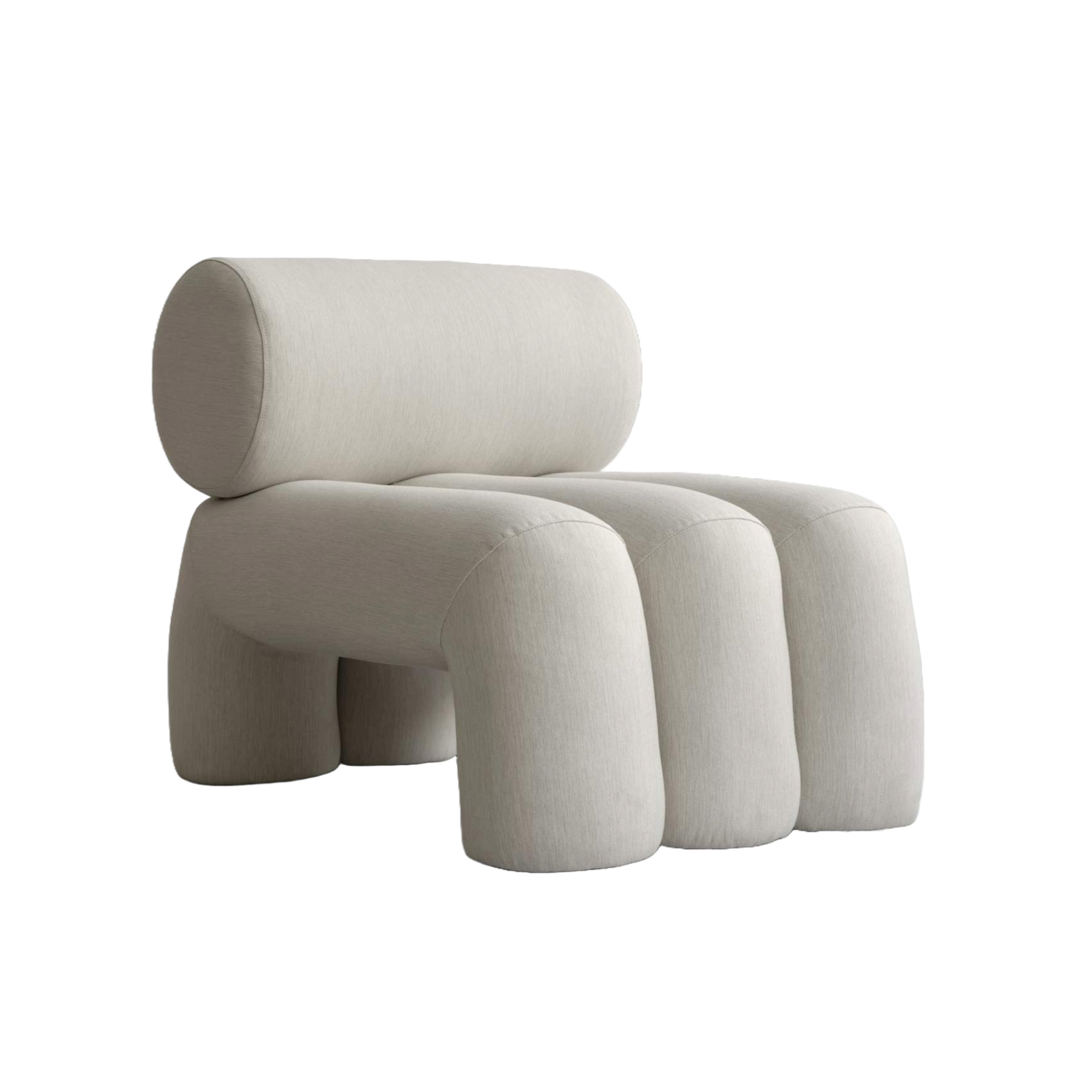 Foku armchair warm gray