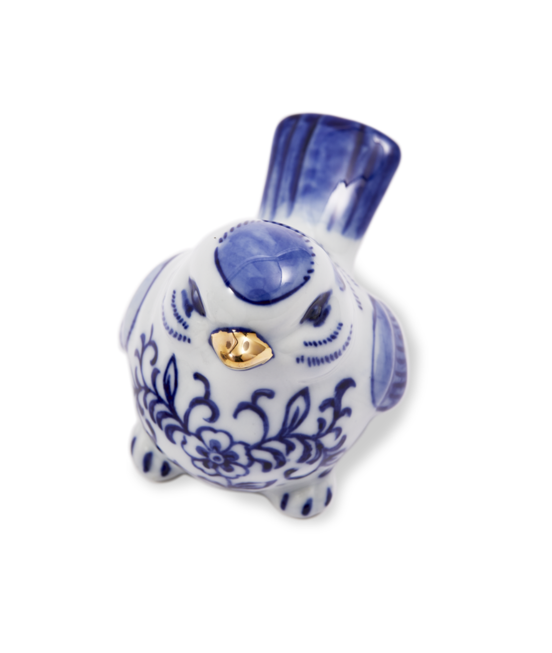 Figurenset BLUE BIRD FAMILY Porzellan