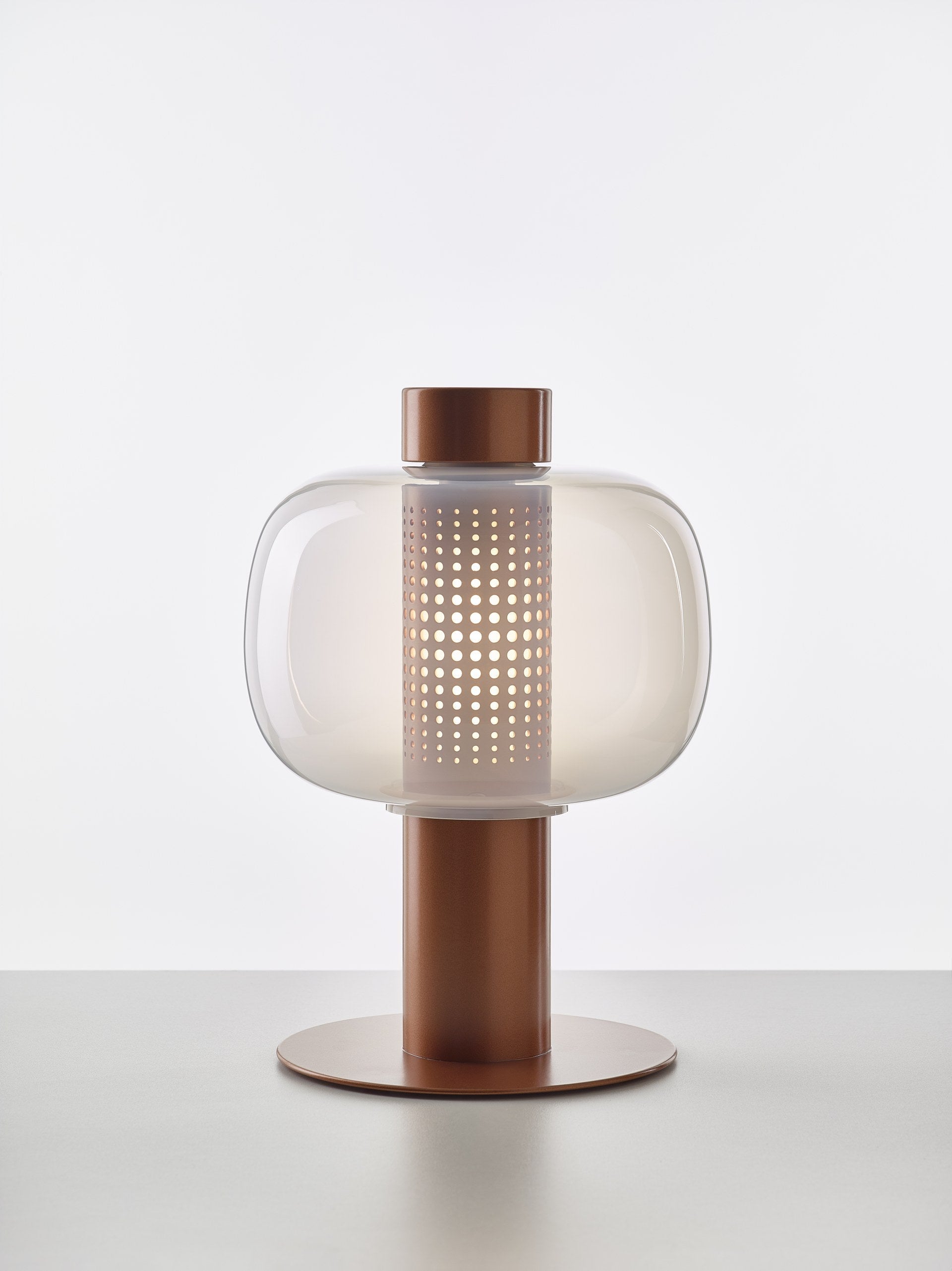 Stehlampe für den Außenbereich BONBORI aus geblasenem Glas