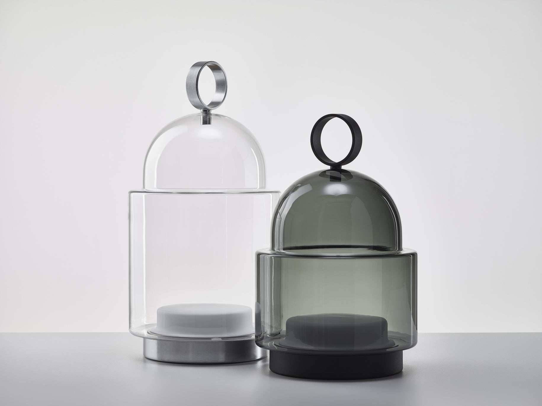 Draagbare lamp DOME NOMAD opblaasbaar glas