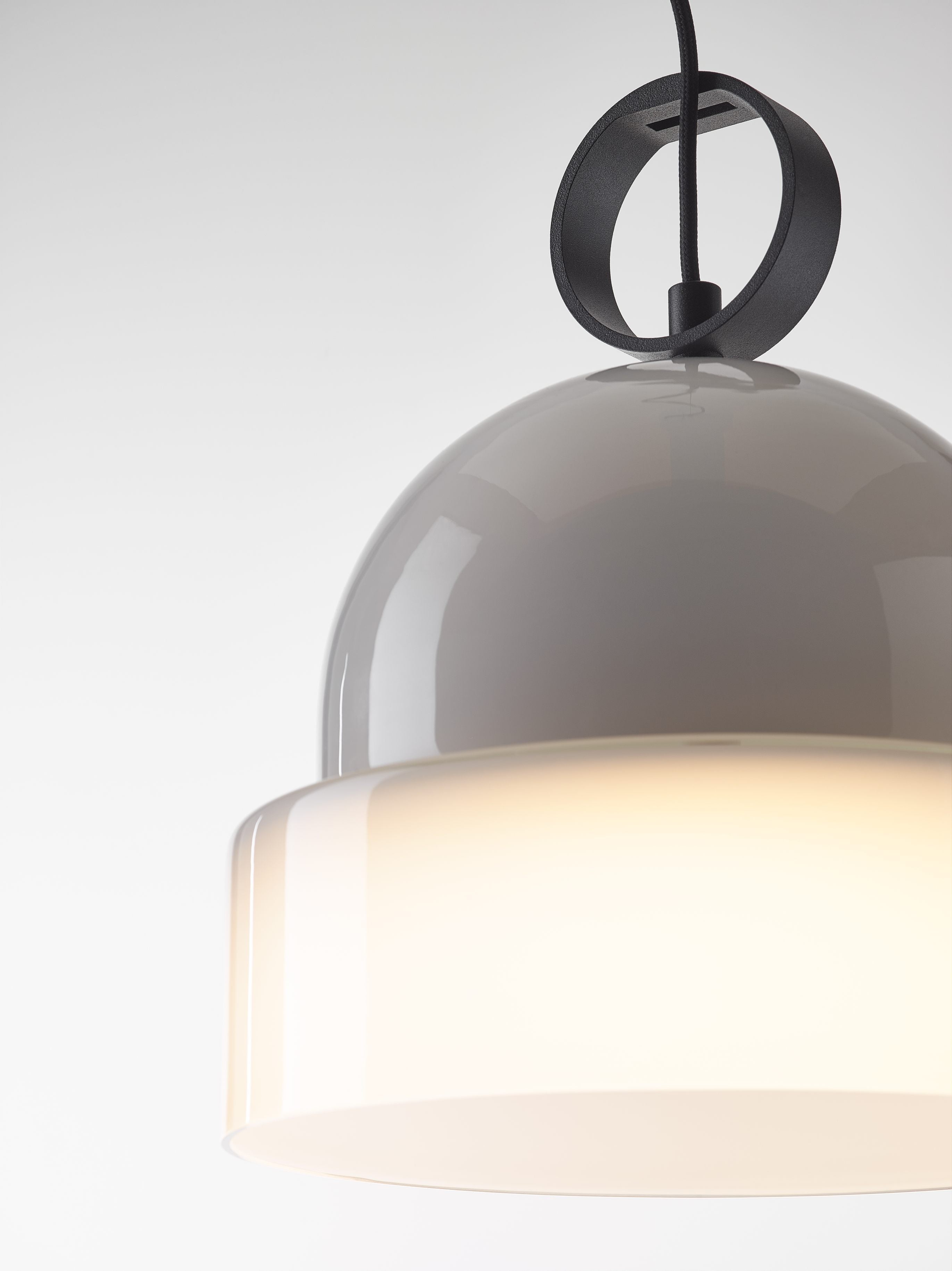 Hanging lamp Dome inflatable glass