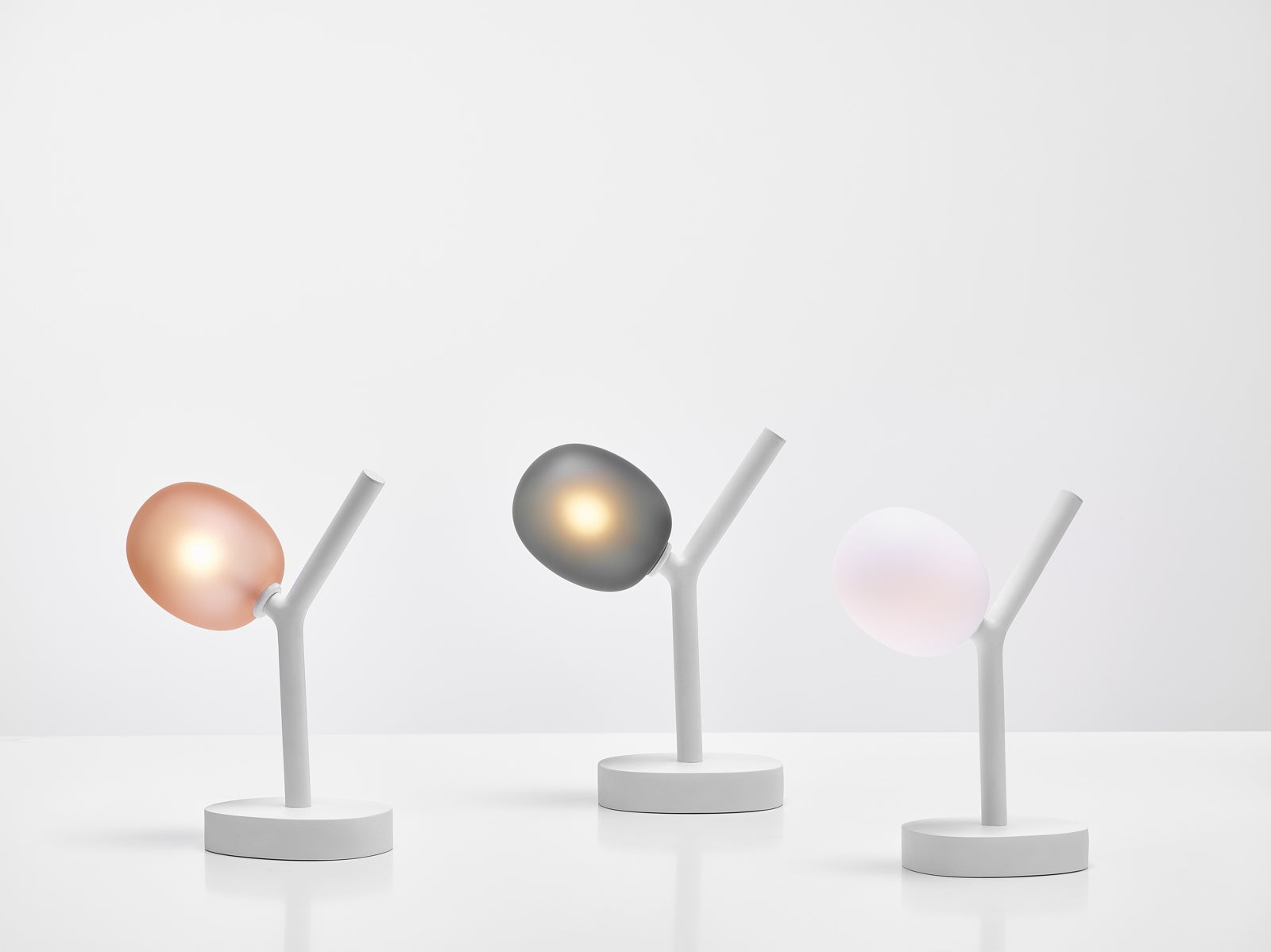 Efeu tragbares Lampenmattglas