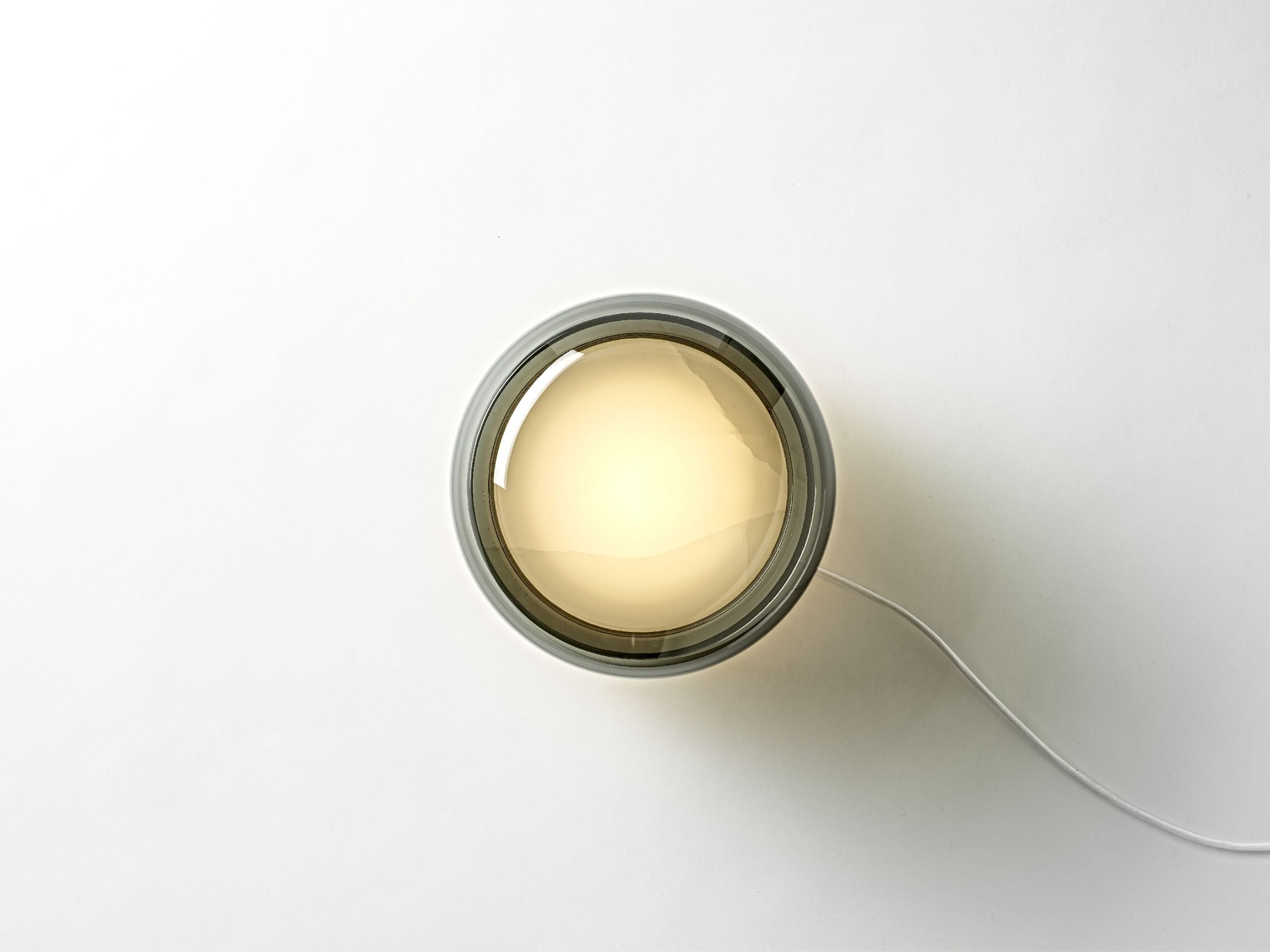 Tafellamp MACARON MINI geblazen glas met onyx