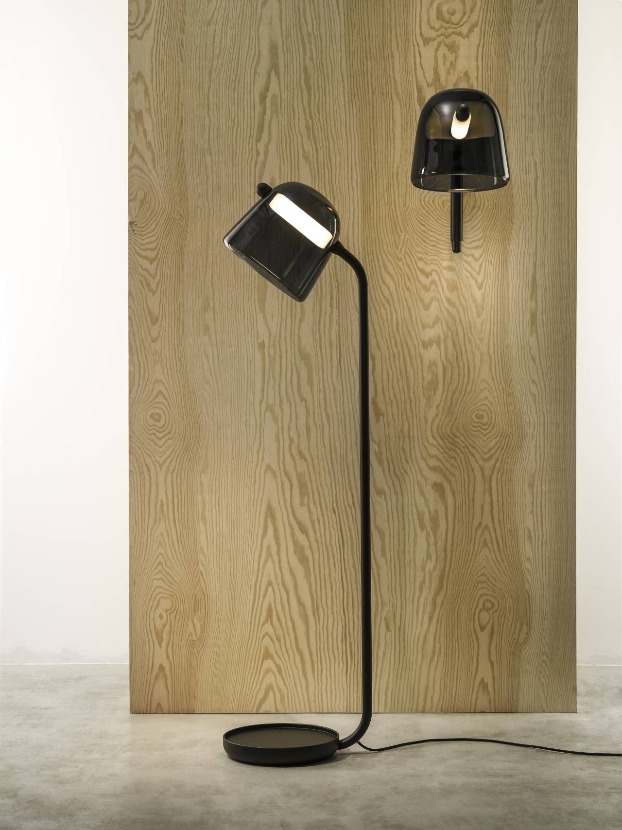 Floor lamp cana black base
