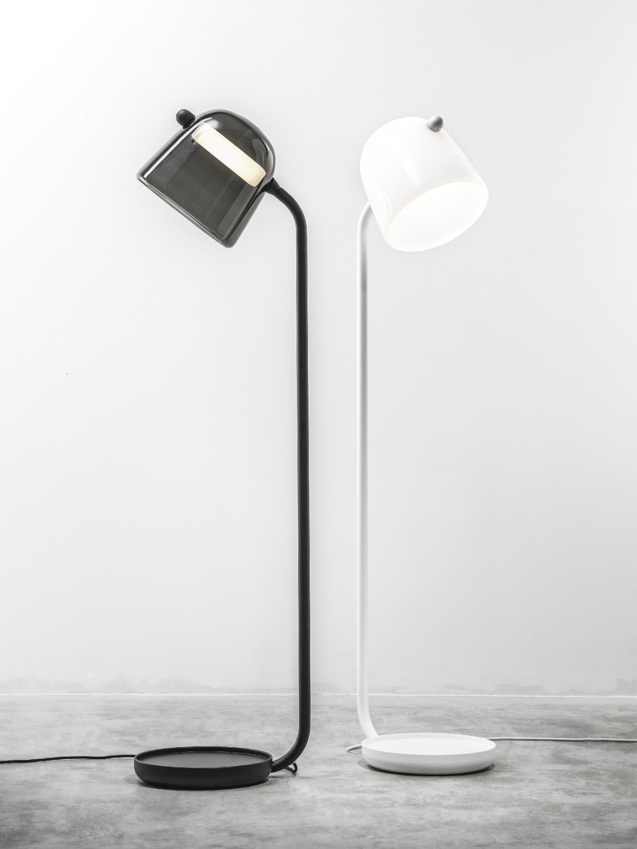 Floor lamp cana black base