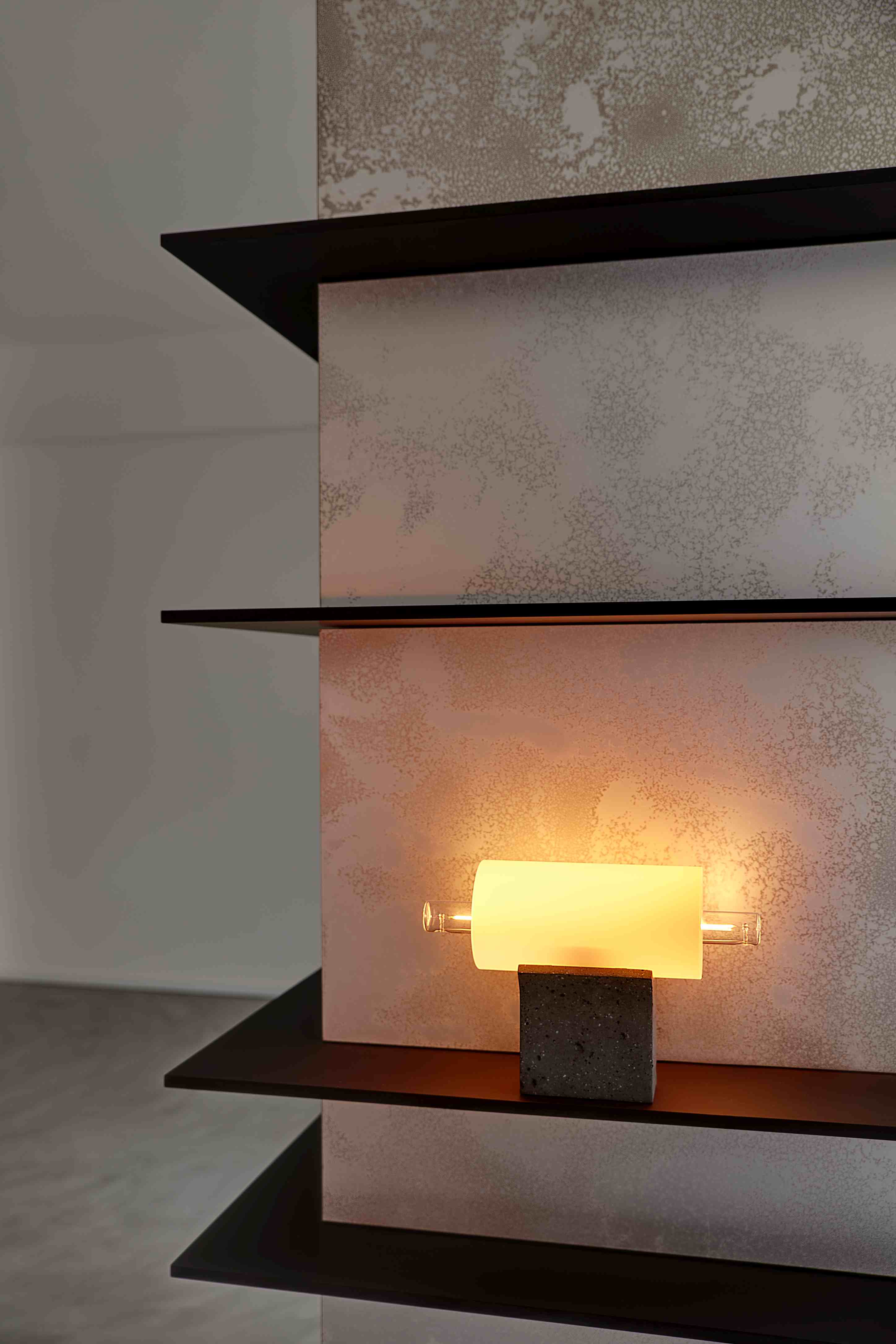 Overlay -Tischlampenbeton