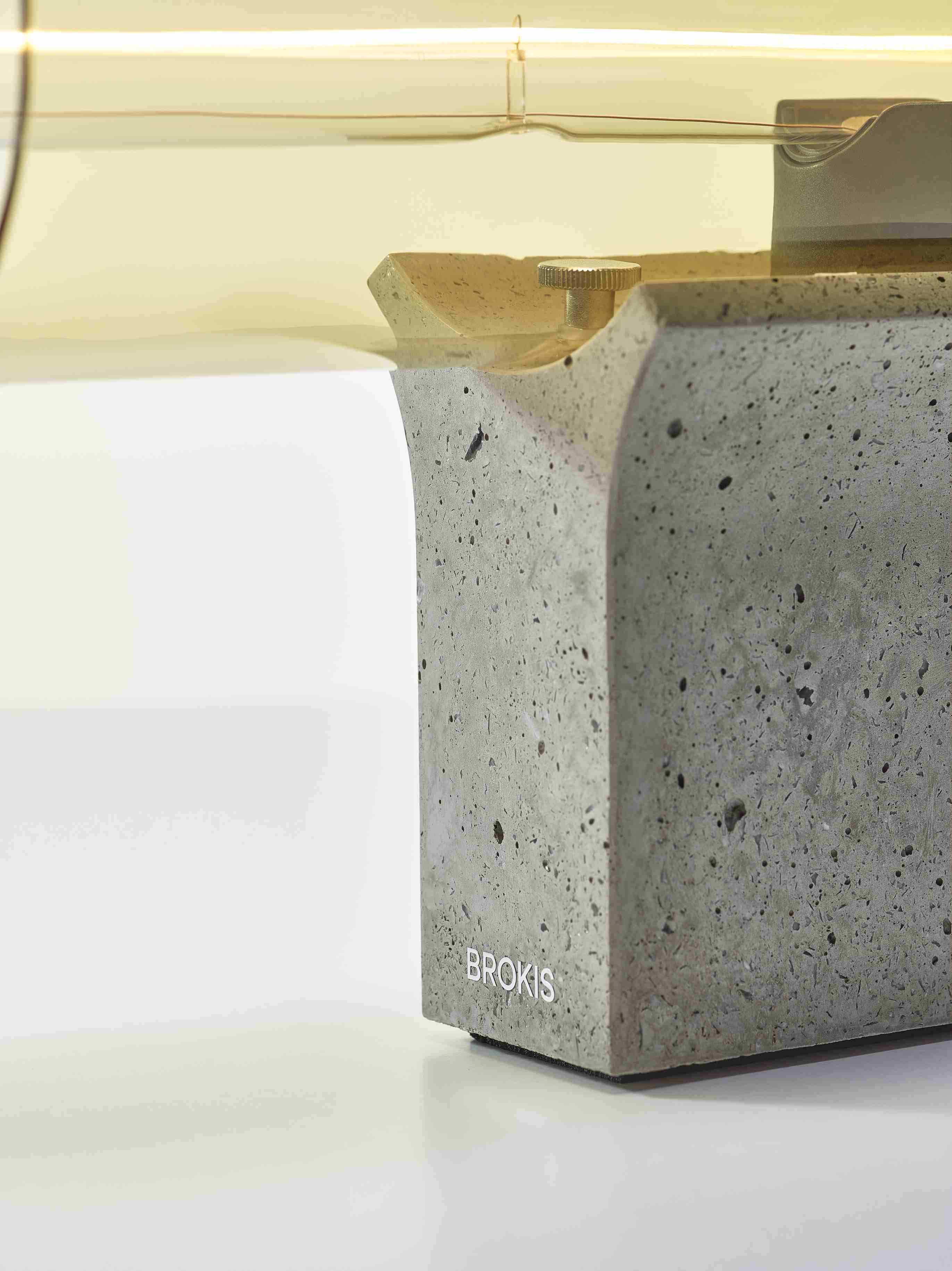 Overlay -Tischlampenbeton