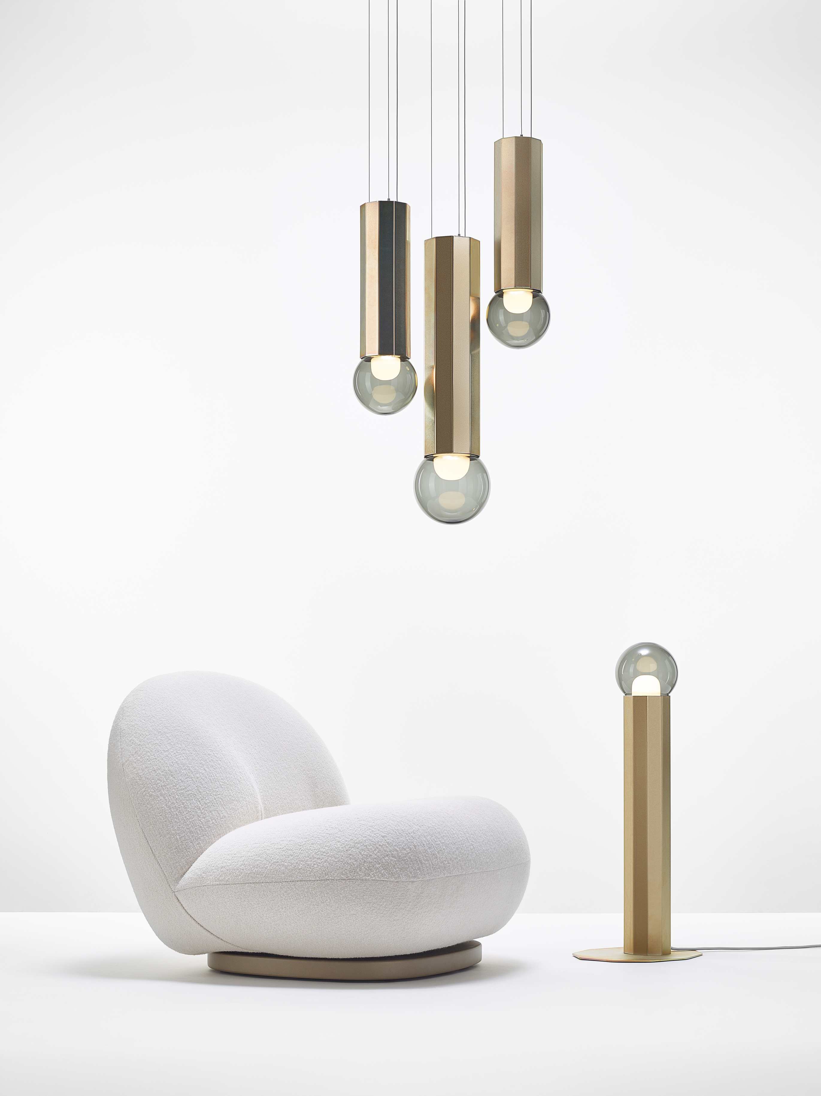 Prisma -Metall -Leuchte -Leuchten -Lampe