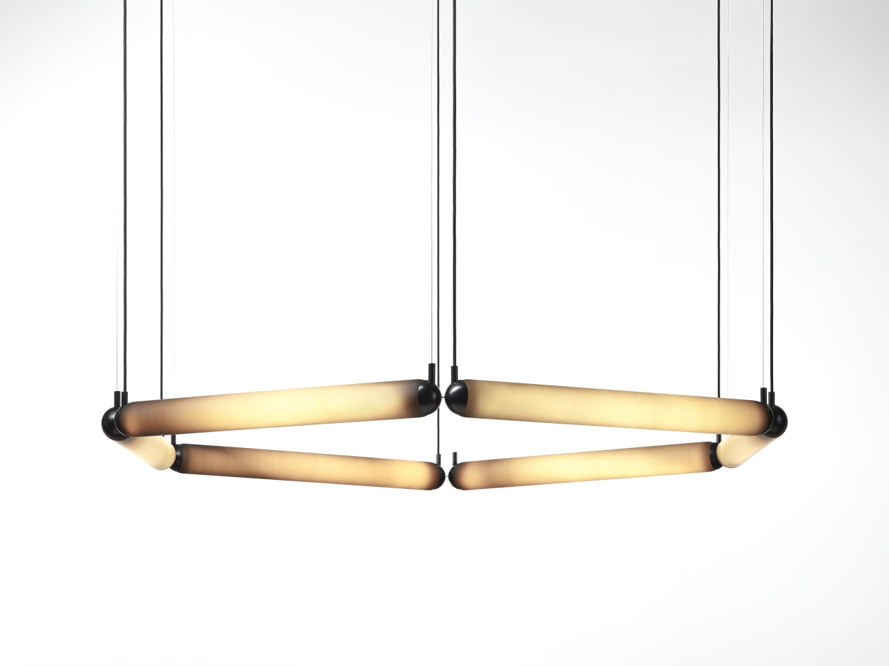 Puro Contour Hanging Lamp - Sechseckmattglas