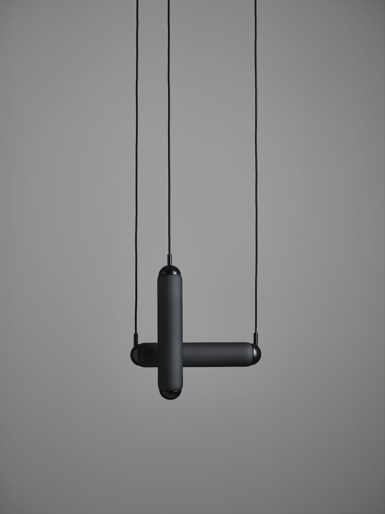 Puro Solo Hanging Lamp - vertikales Mattglas
