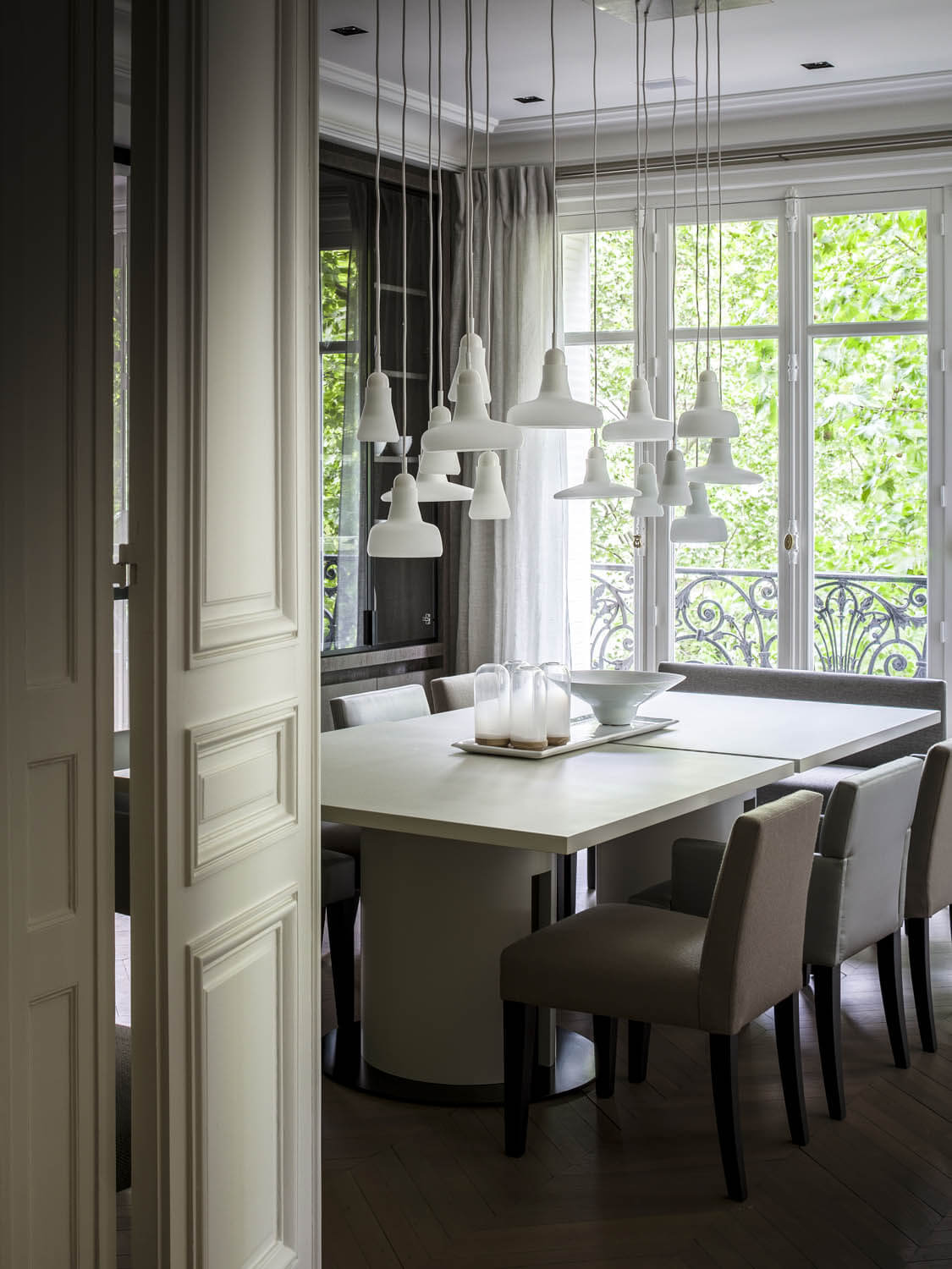 Schatten PC897 Mattglas Hanging Lampe