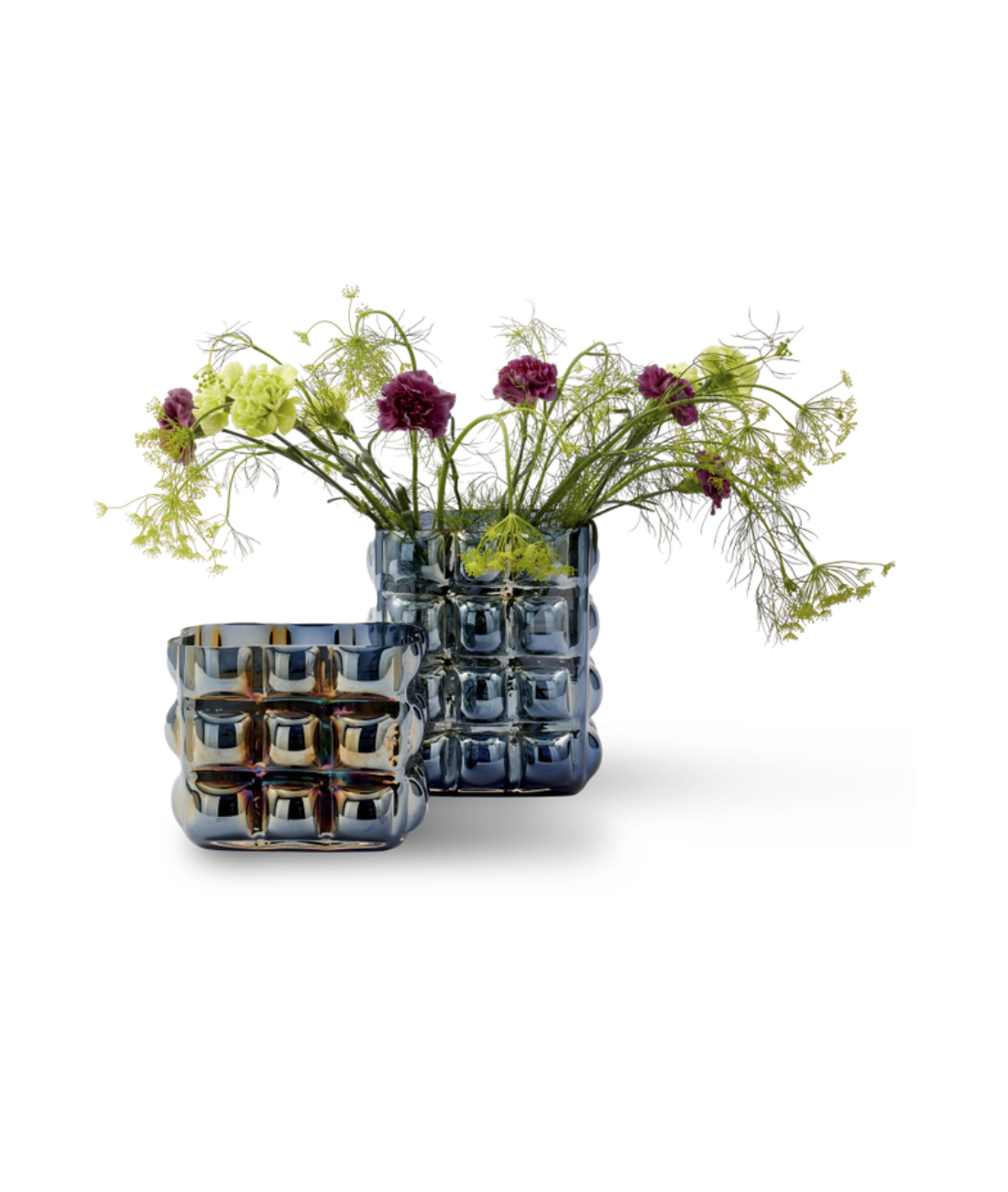 BUBBLE vase dark blue