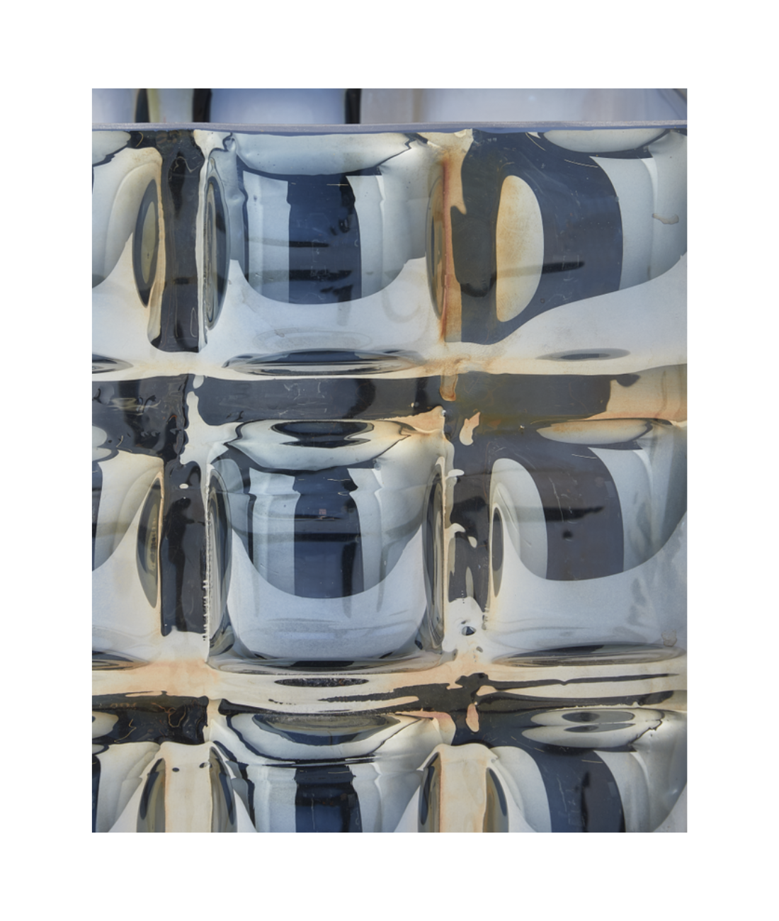 BUBBLE vase dark blue