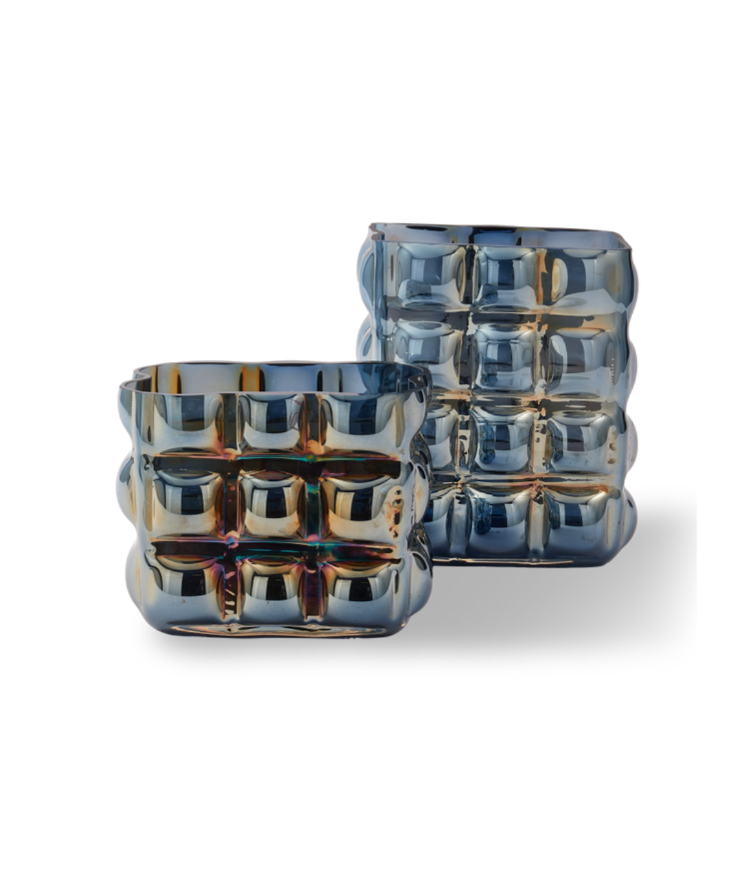 BUBBLE vase dark blue