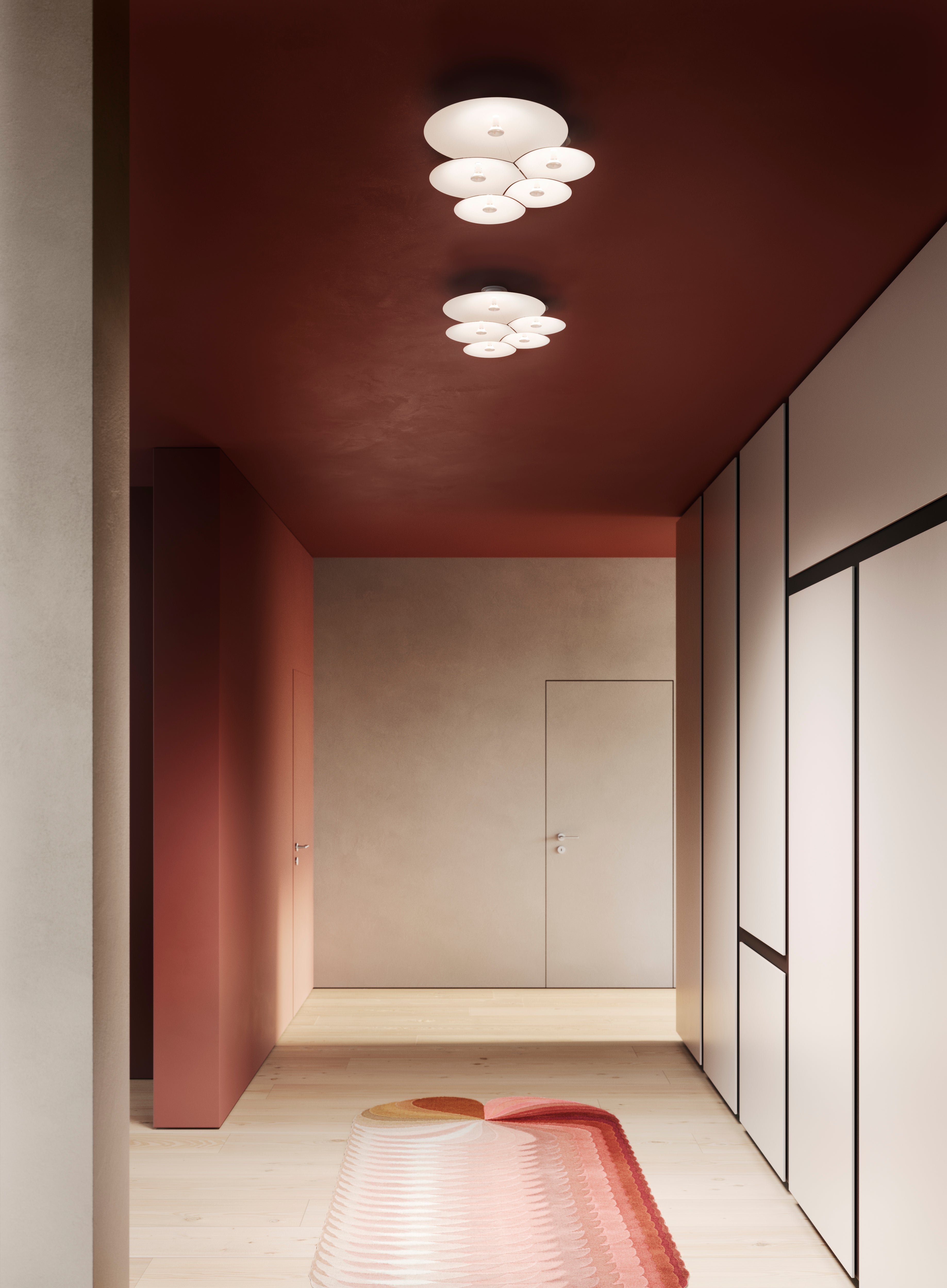 Wandlamp BULBULLIA wit