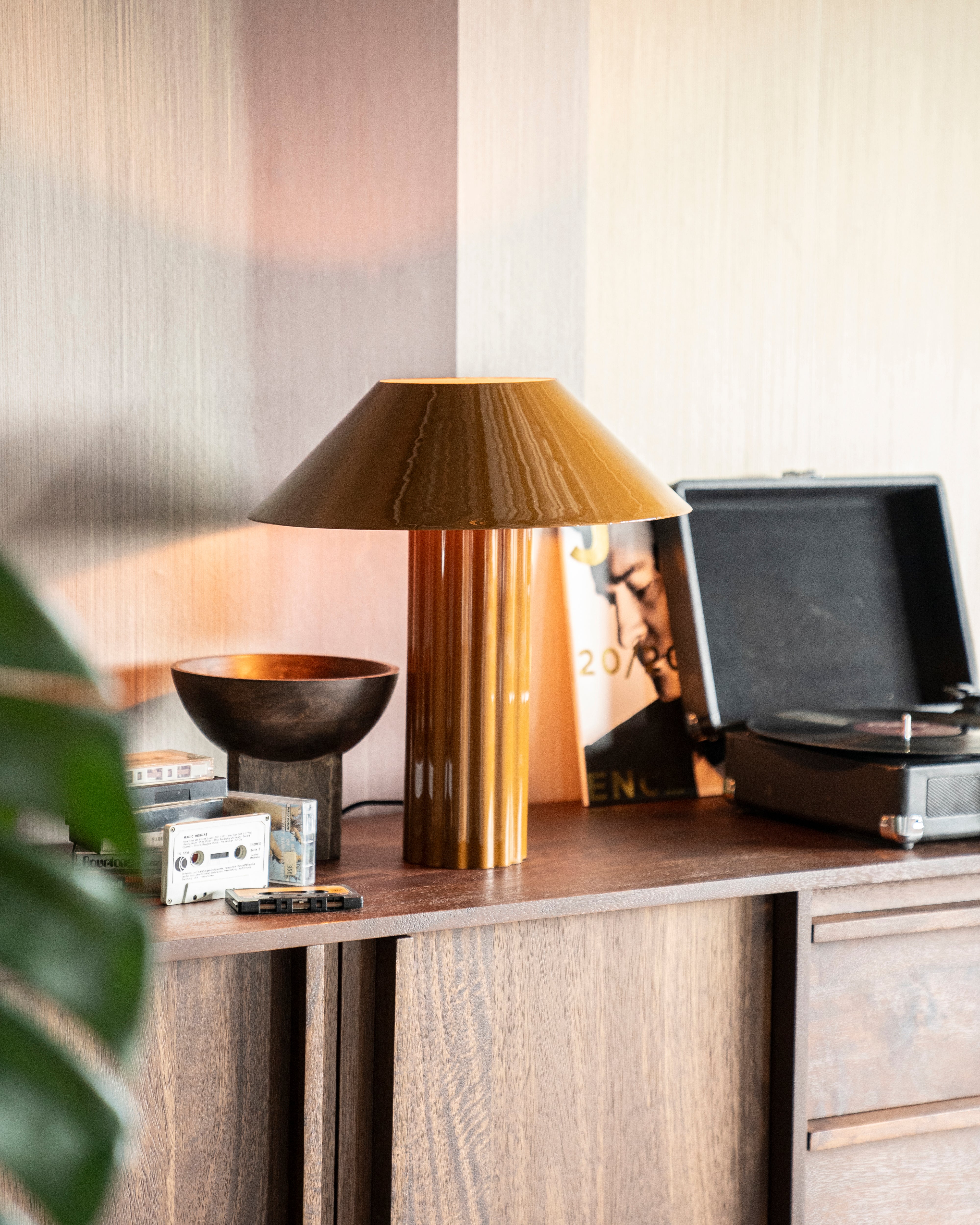 Tischlampe PALLAS senfgelb