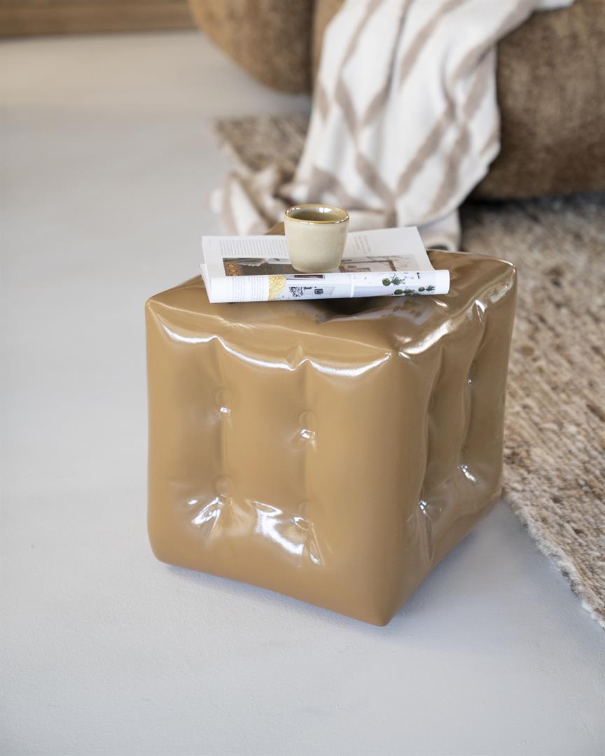 Kruk CAPTI mosterdkleurig