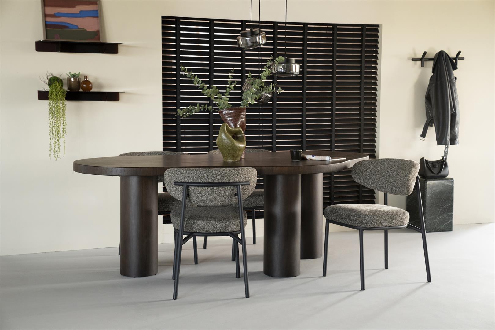 Krzesło JARI zielony melanż