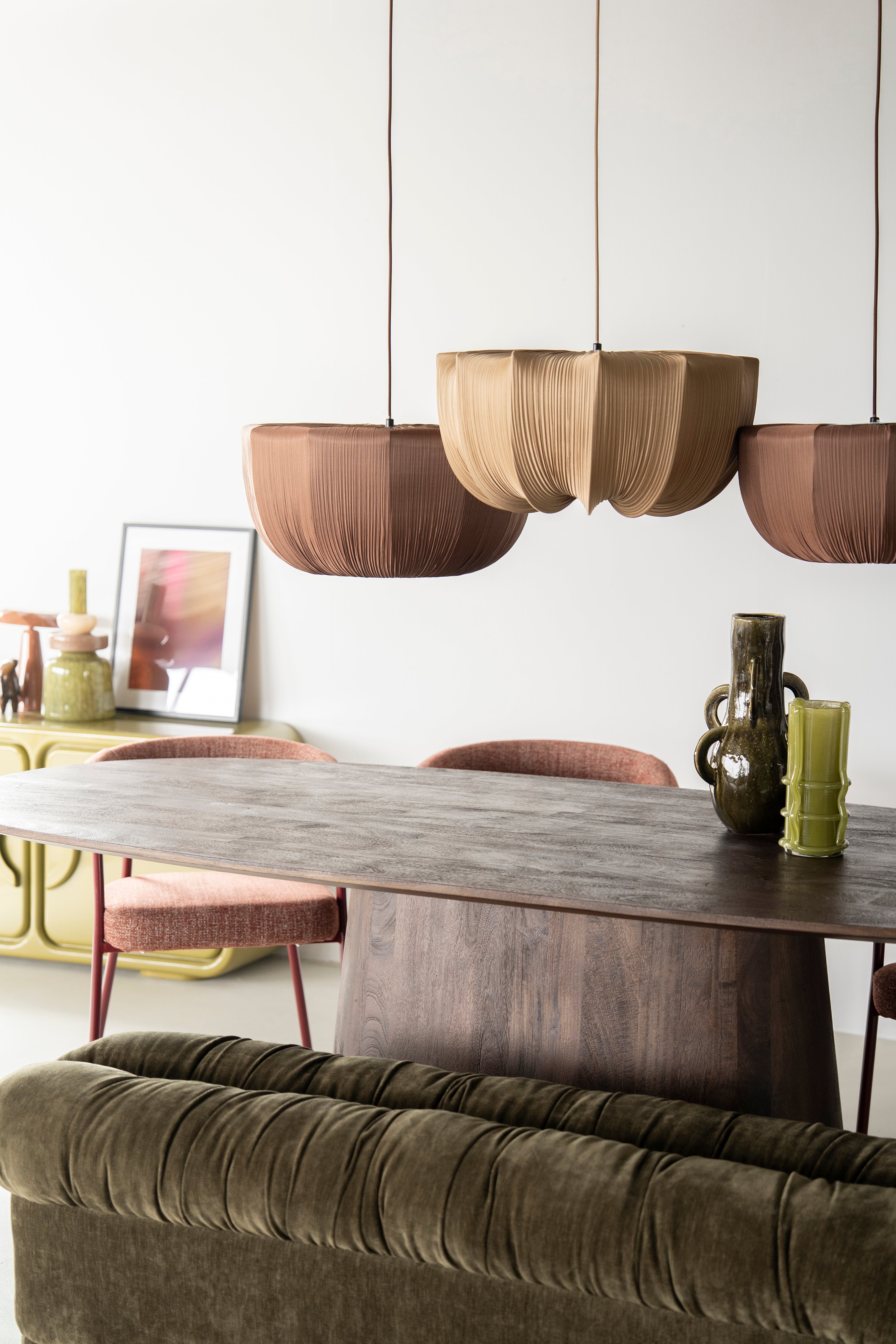 Lampa wisząca NUVIA ONE jasnobrązowy