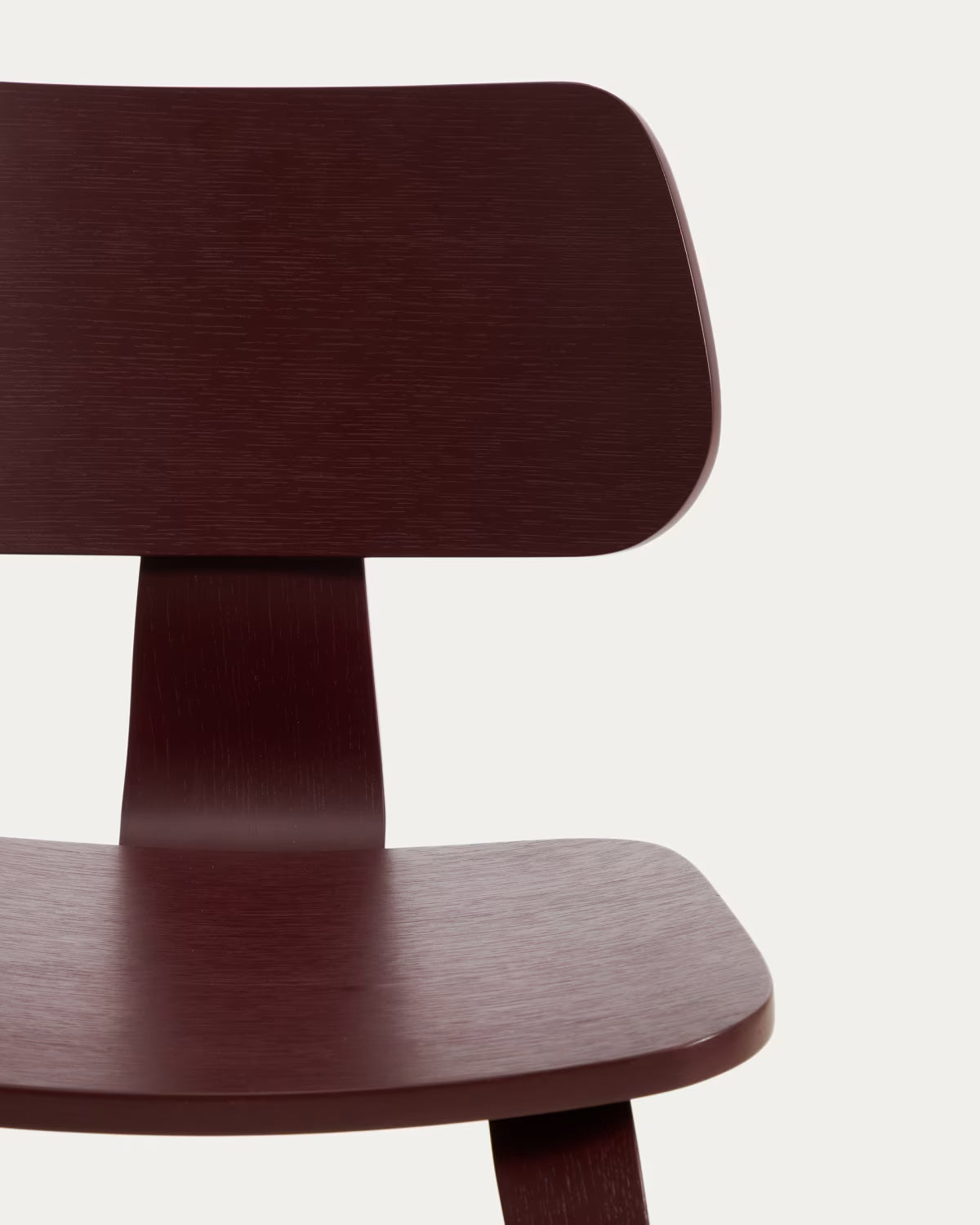 Stoel GENA bordeaux eikenfineer