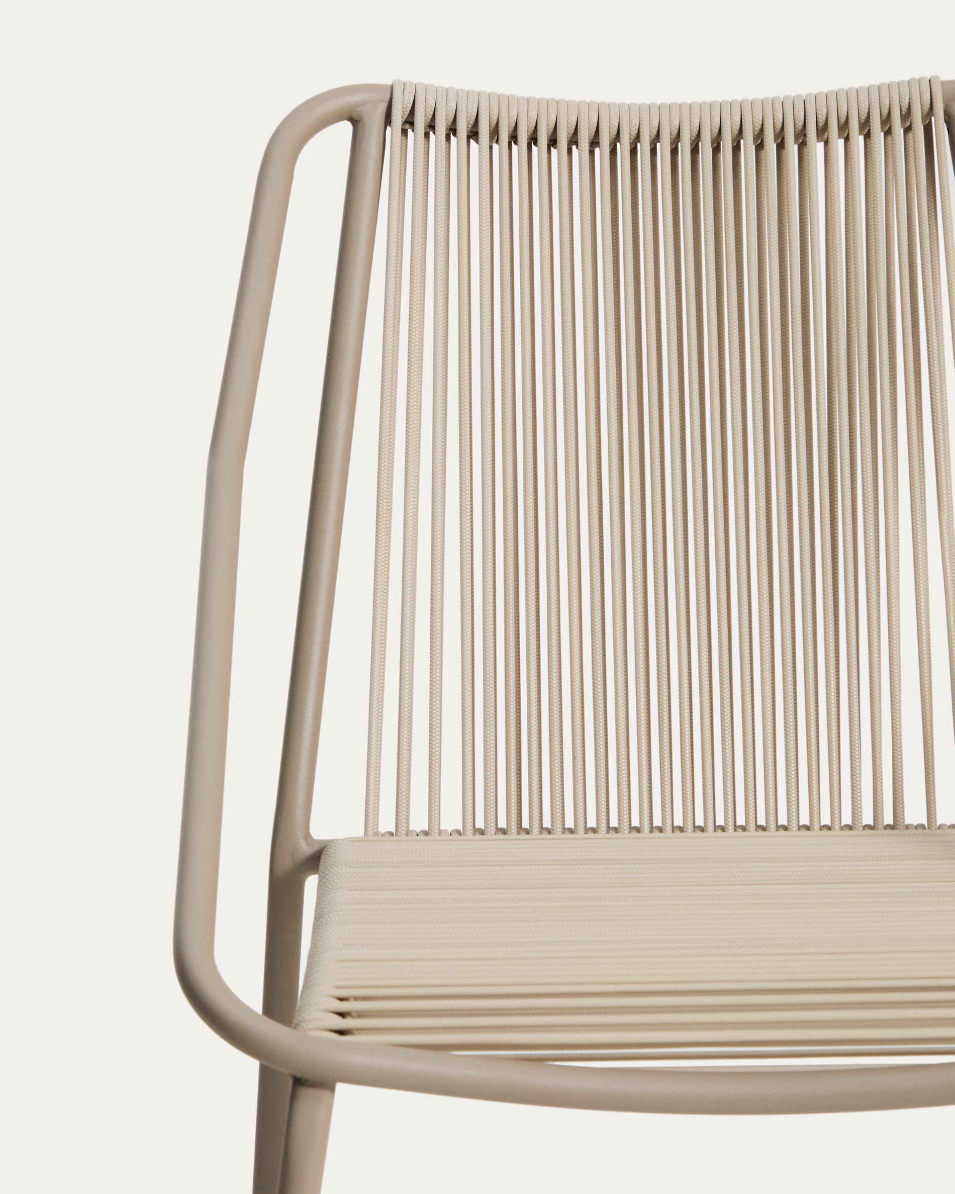Tuinstoel ZIVIA ecru met taupe basis