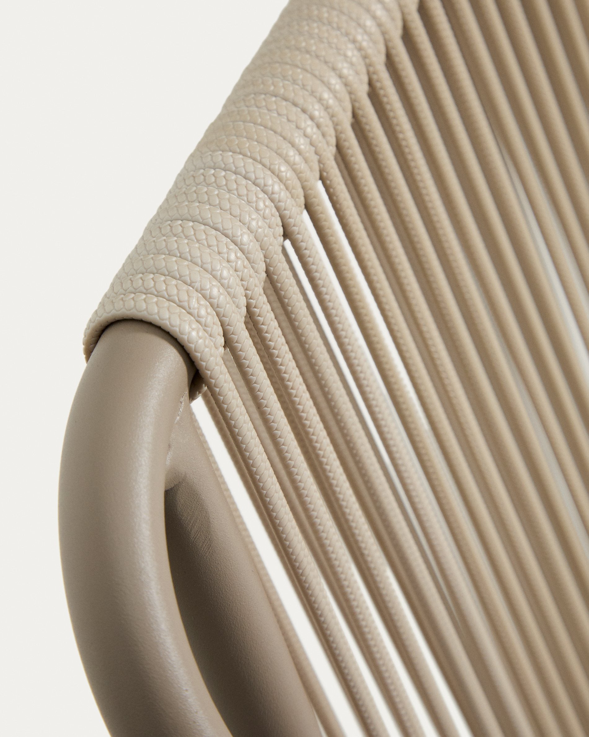 Tuinstoel ZIVIA ecru met taupe basis