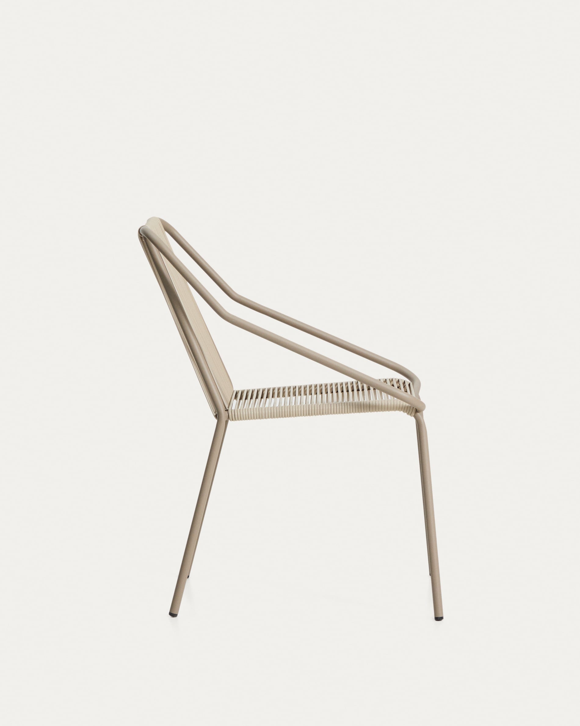 Tuinstoel ZIVIA ecru met taupe basis