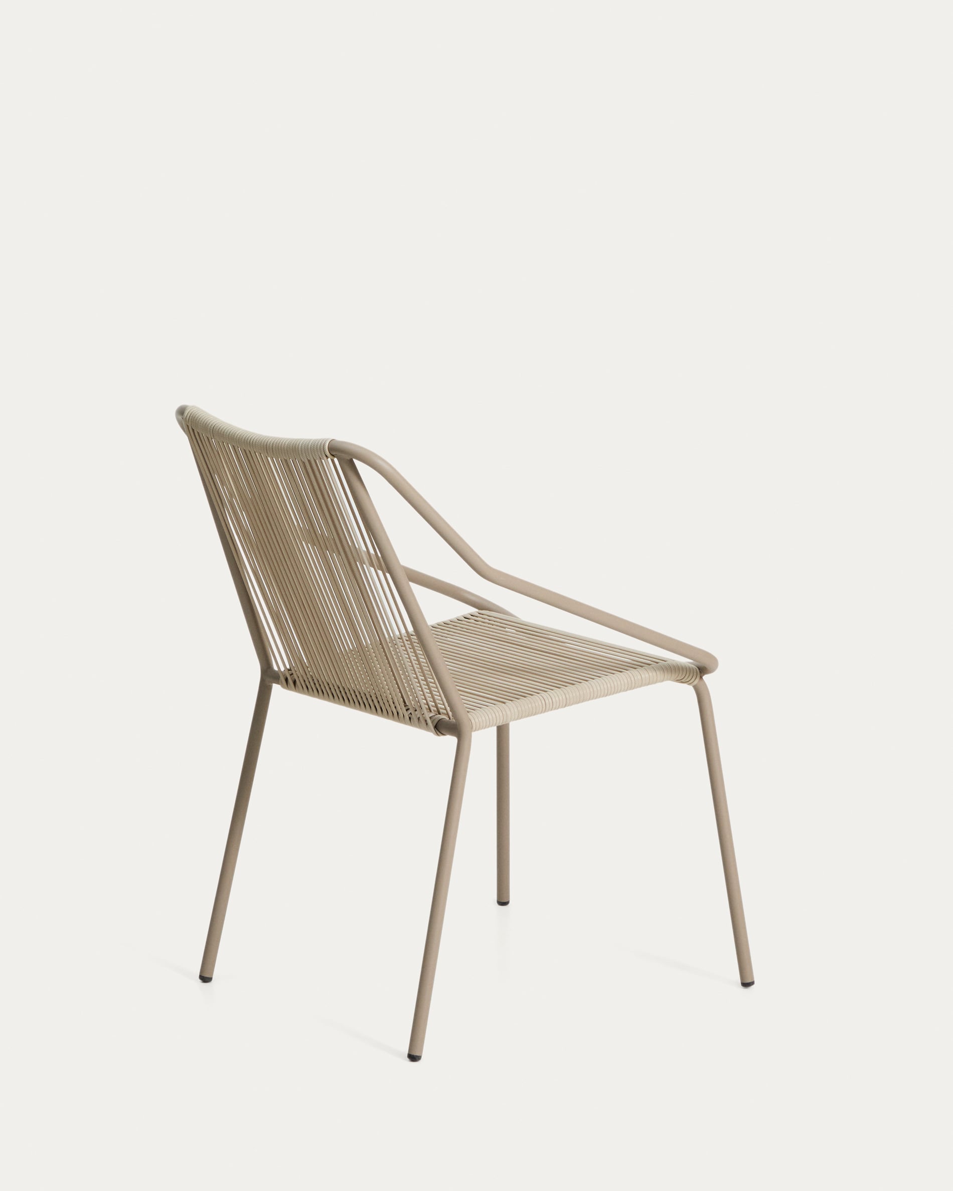 Tuinstoel ZIVIA ecru met taupe basis