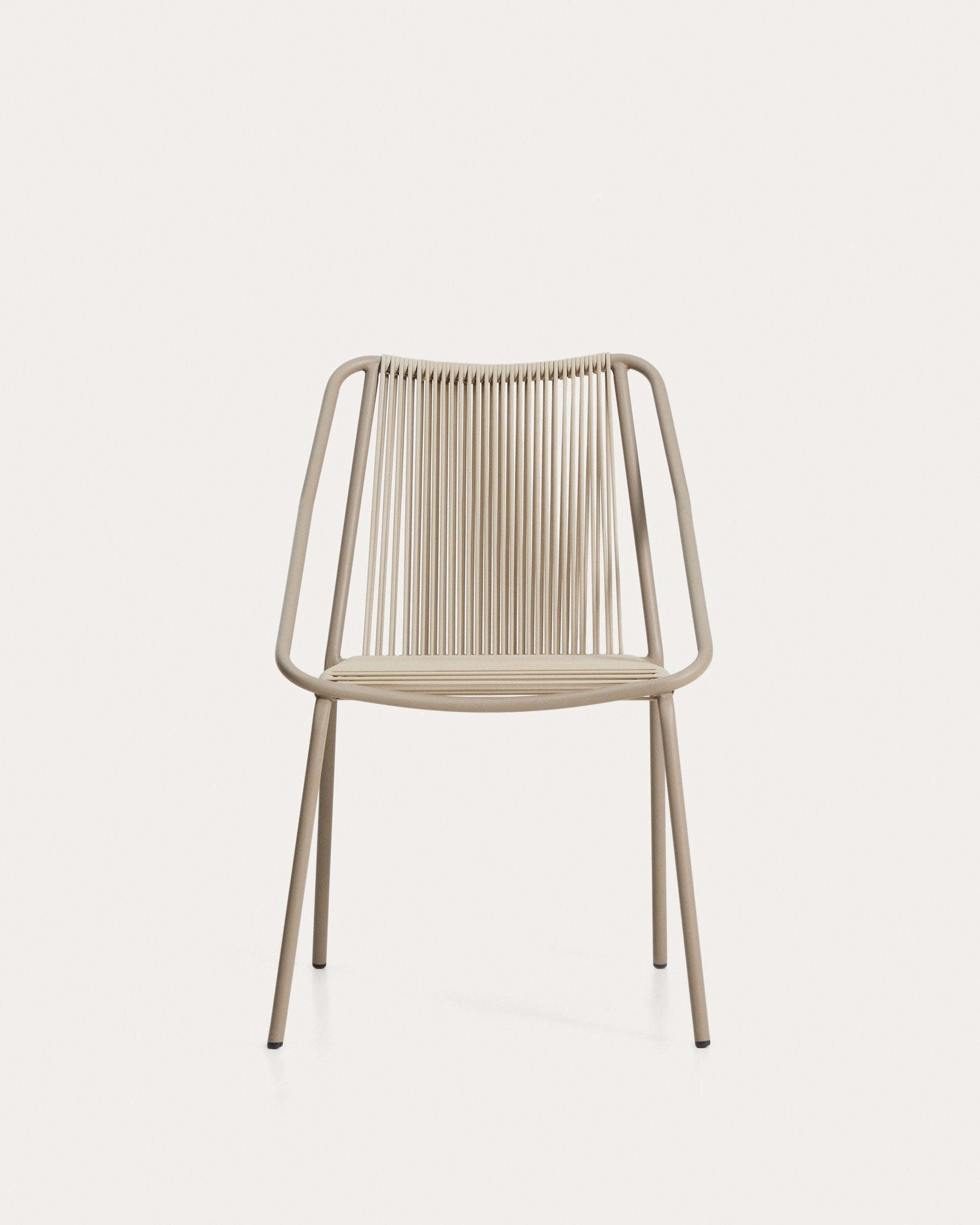 Tuinstoel ZIVIA ecru met taupe basis