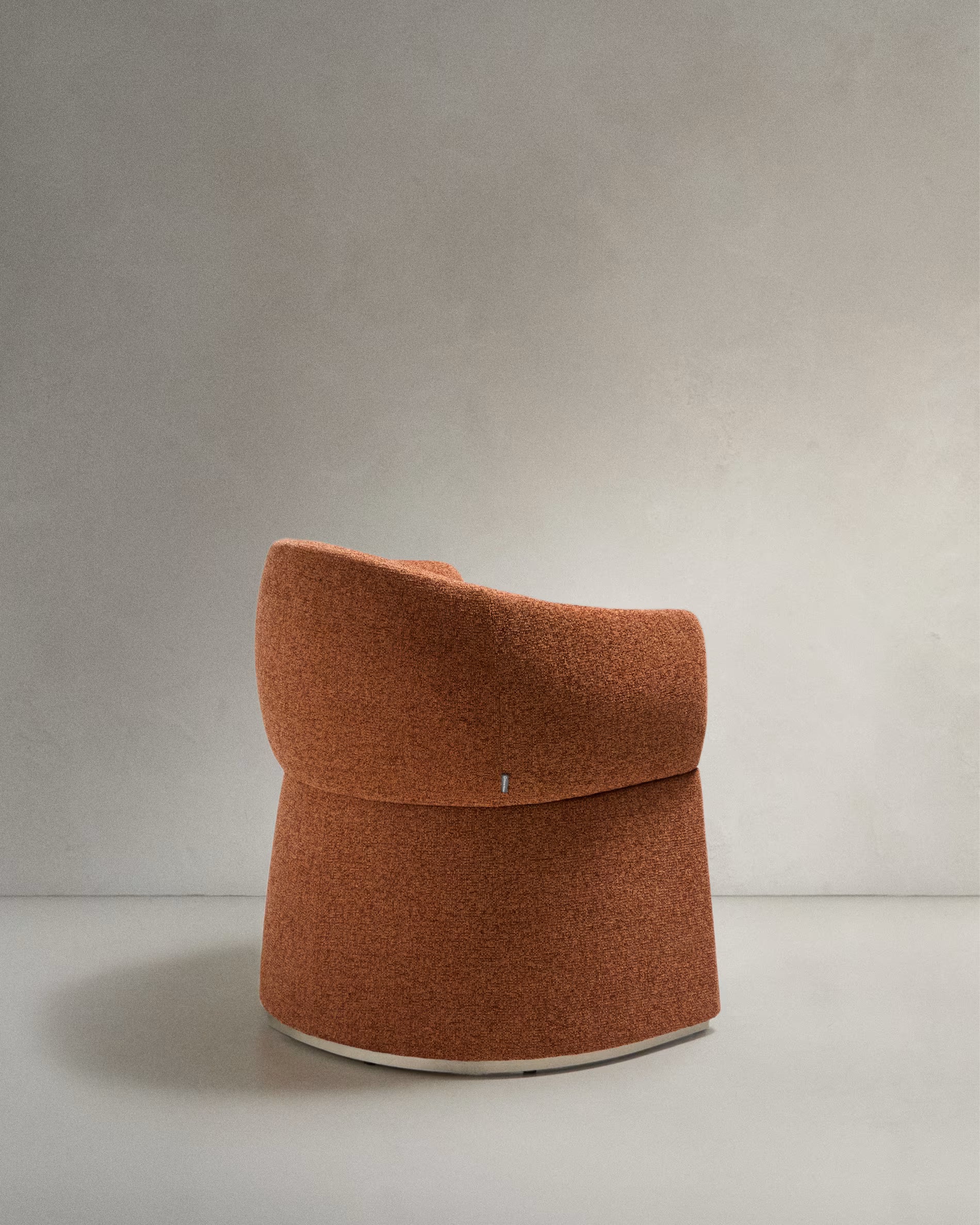 Upholstered chair BOSCA brick chenille