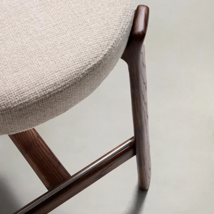 Hoker GRANITE beżowy szenil z ciemną jesionową podstawą