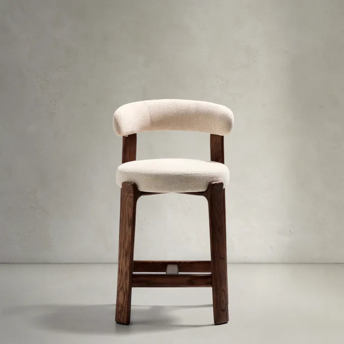 Hoker GRANITE beżowy szenil z ciemną jesionową podstawą